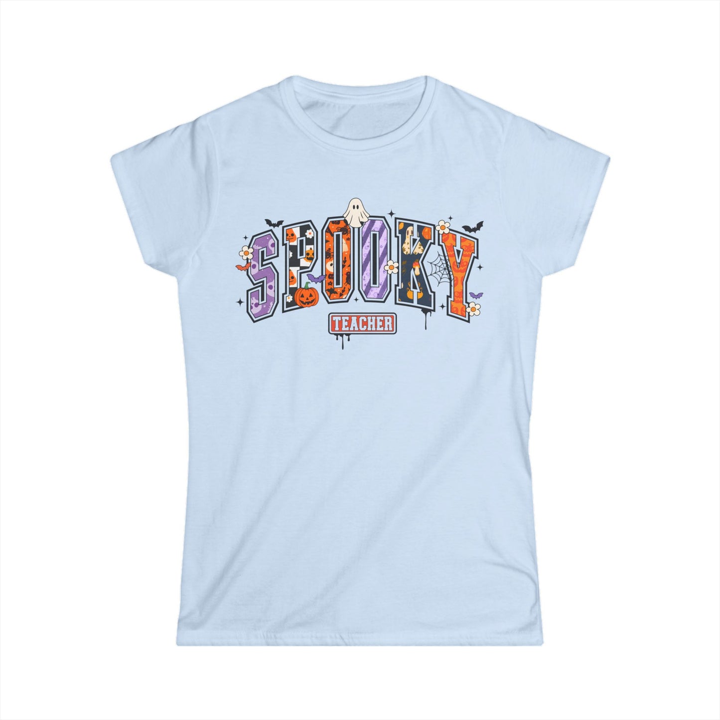 Female T-Shirt - Teacher / Halloween - Spooky Teacher (01a)