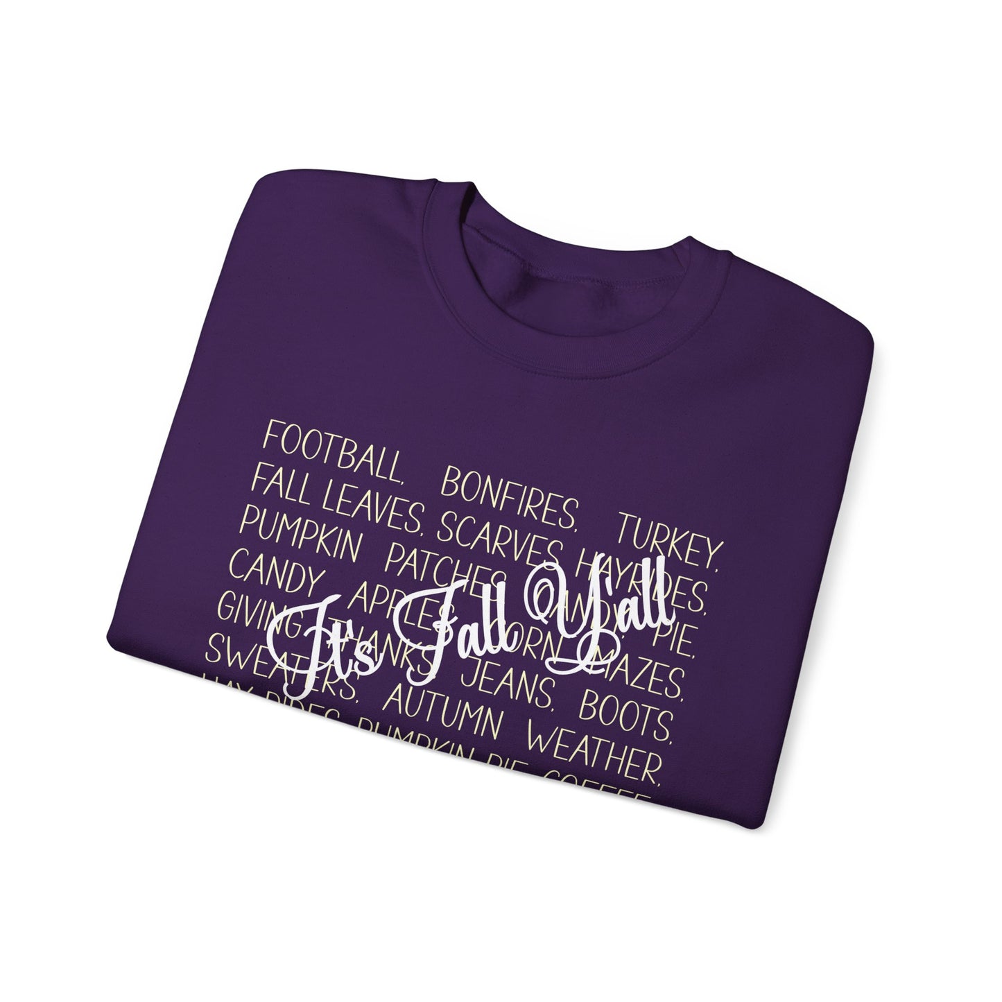 Sweatshirt - Autumn - It's Fall Y'all (1a)