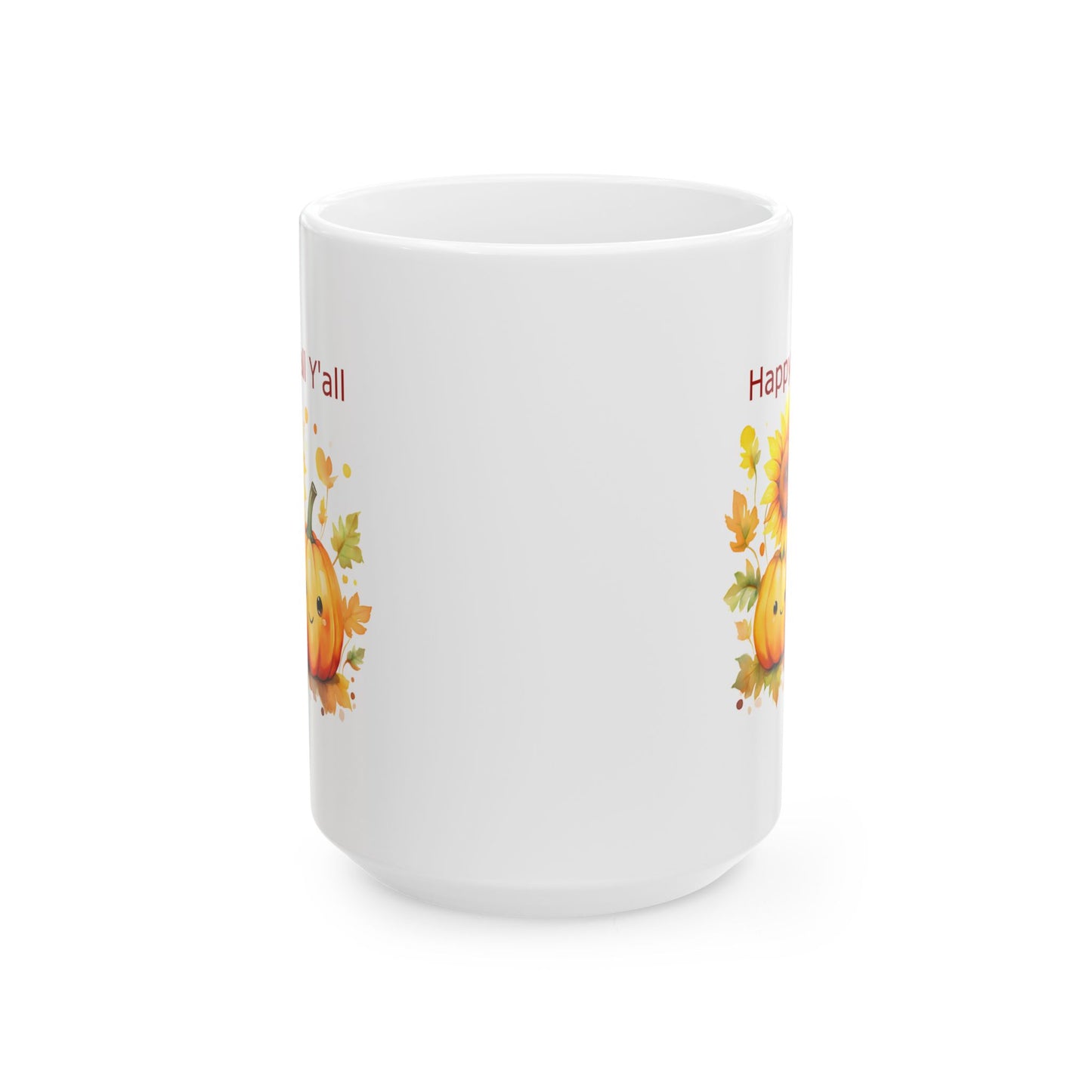 Ceramic Mug - Autumn - Happy Fall Y'all (1b)