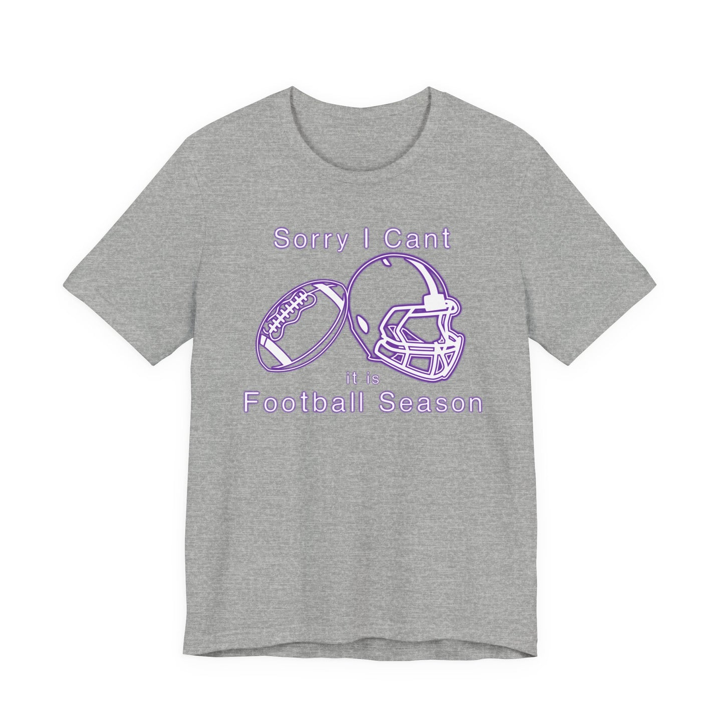 T-shirt - Football - Sorry I Cant (01c)
