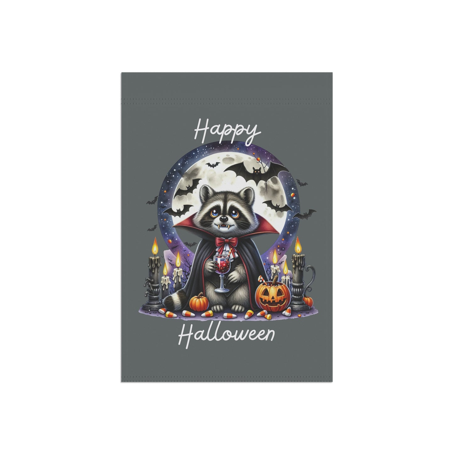 Garden Flag - Halloween - Happy Halloween (05a)