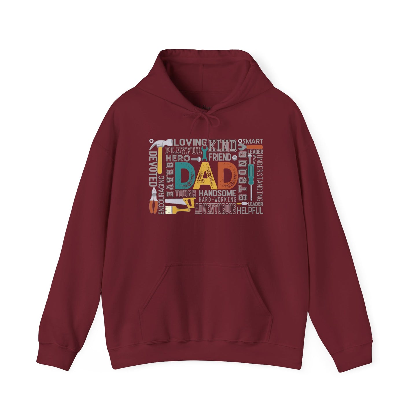 Hoodie - Dad - Handyman Dad (1) - Light Writing
