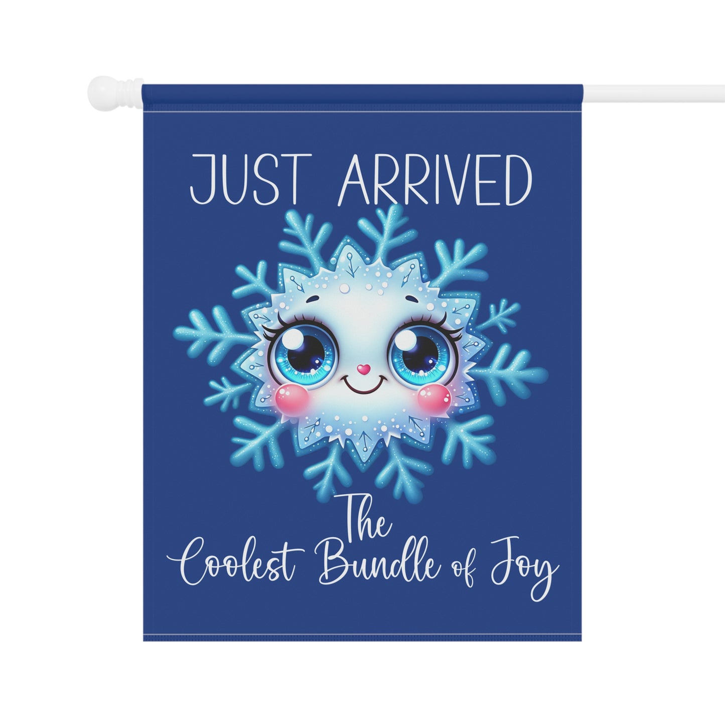 Garden Flag - Baby - Just Arrived...The Coolest Bundle of Joy (01a)