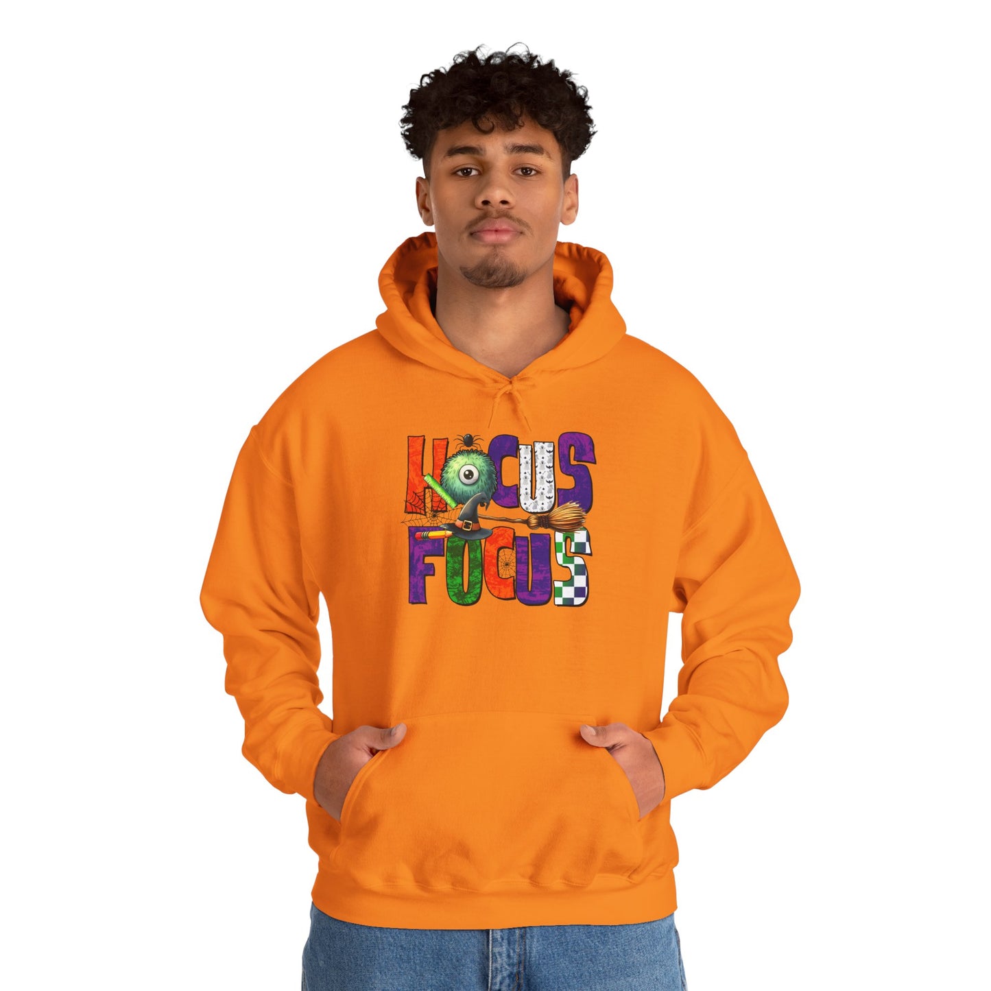 Heavy Blend Hoodie - Teacher/Halloween - Hocus Focus (01a)
