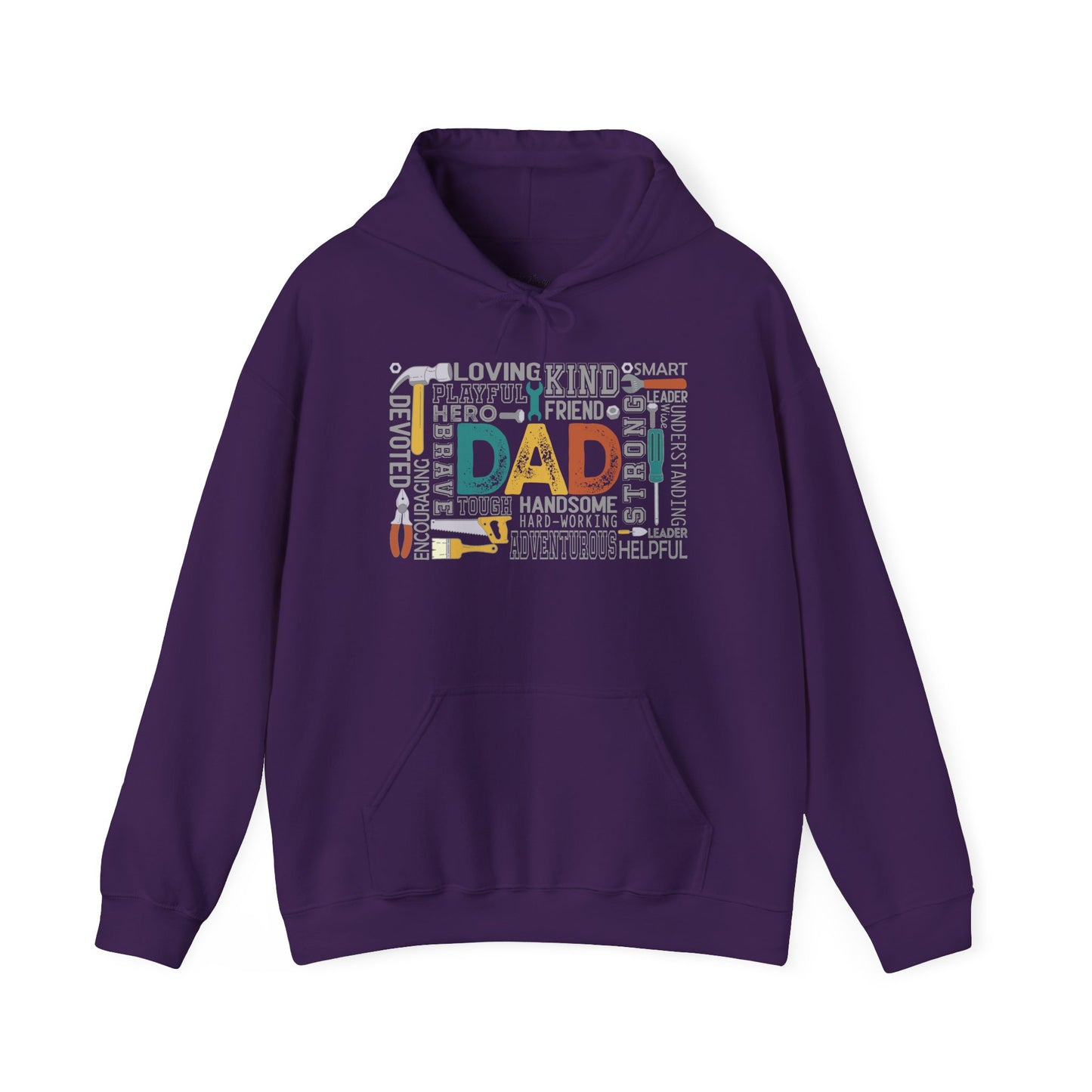 Hoodie - Dad - Handyman Dad (1) - Light Writing