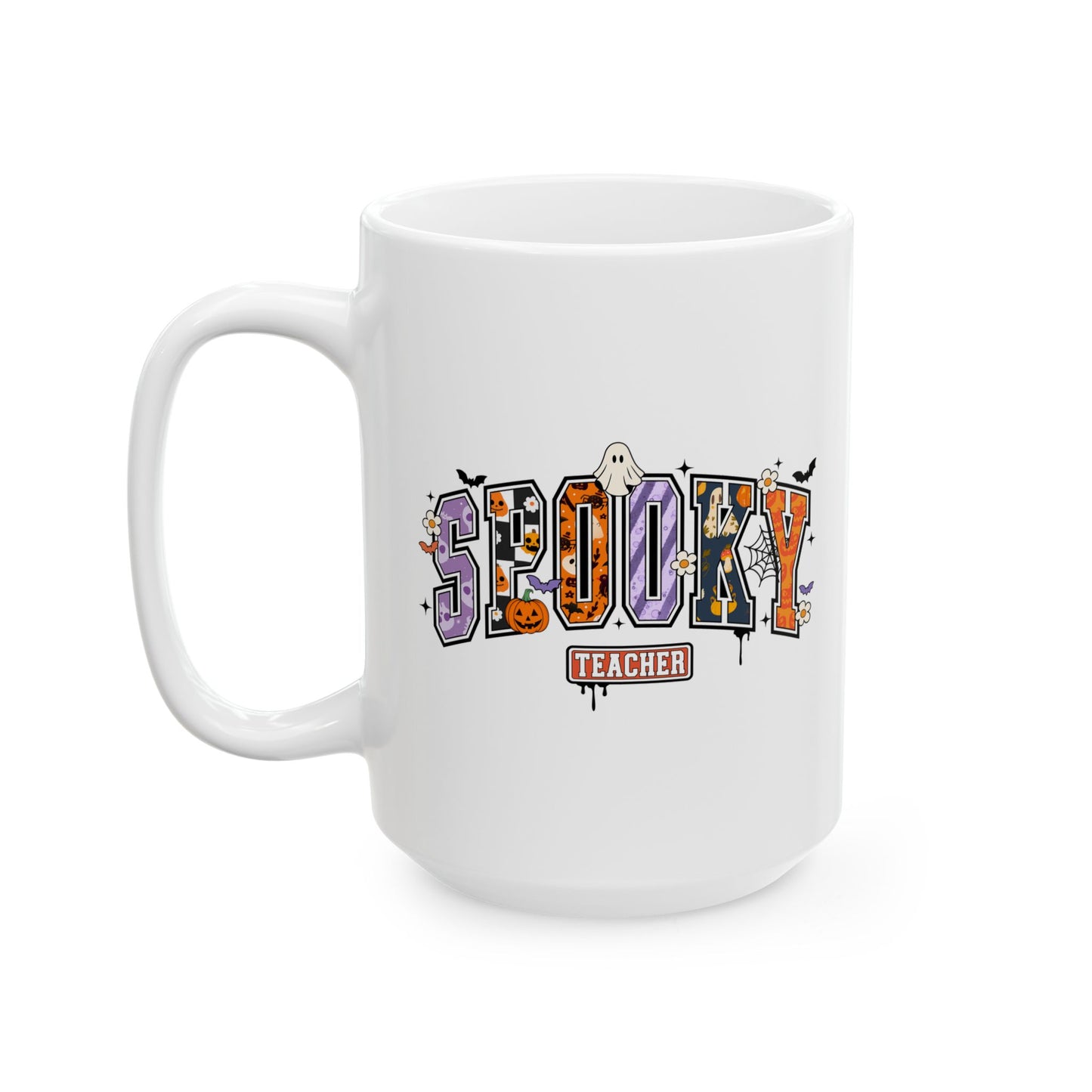 Ceramic Mug - Teacher / Halloween - Spooky Teacher (01a)