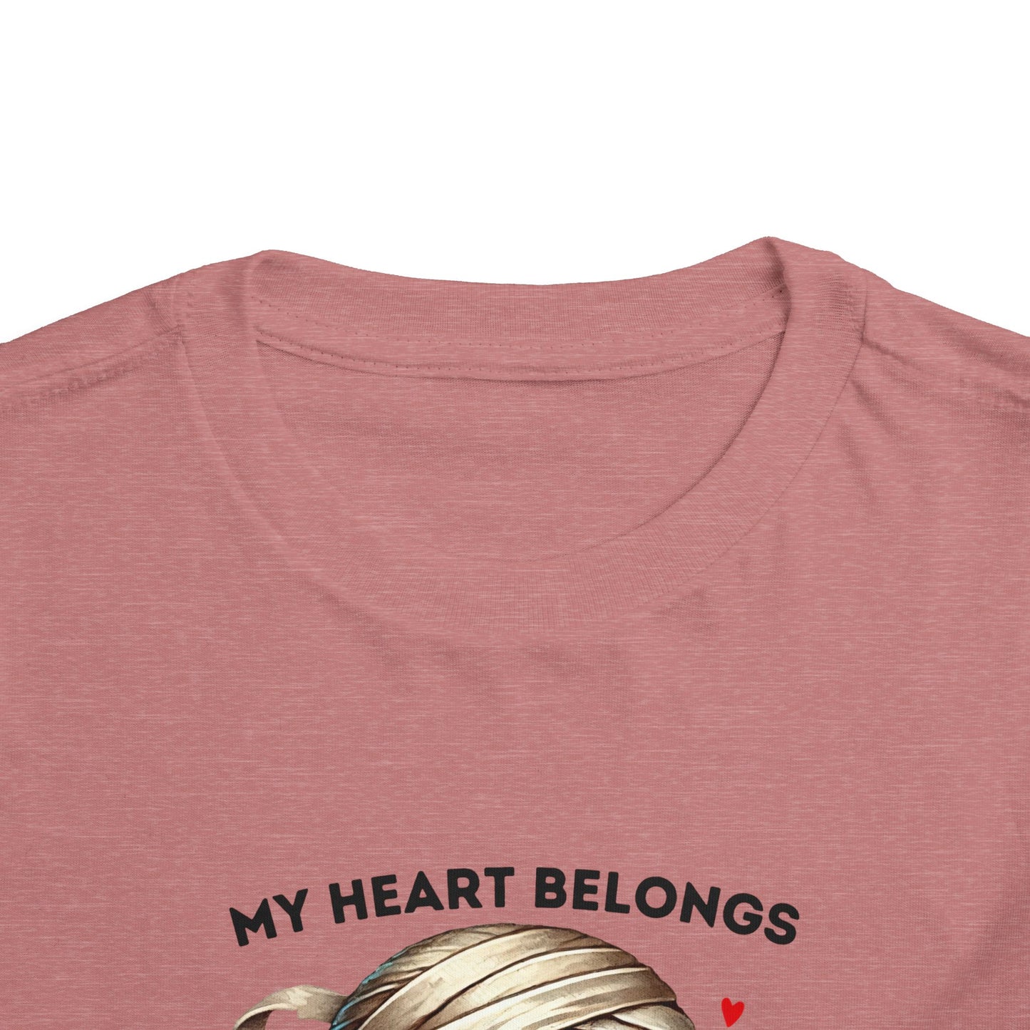 Toddler Tee - Halloween - My Heart Belongs to My Mummy (2a)