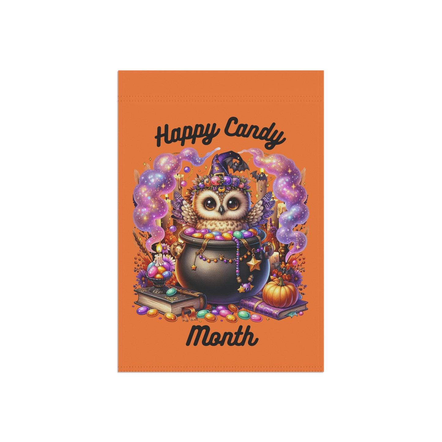 Garden Flag - Halloween - Happy Candy Month (01)