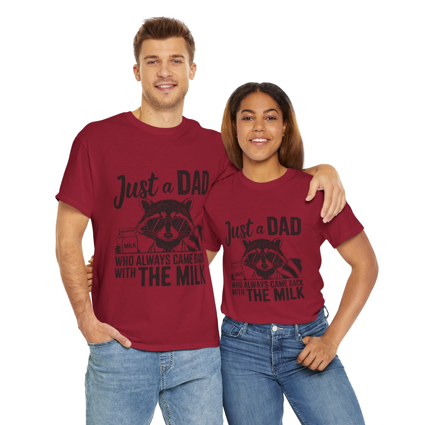 T-Shirt - Dad / Funny - Just a Dad (1) - Black Writing