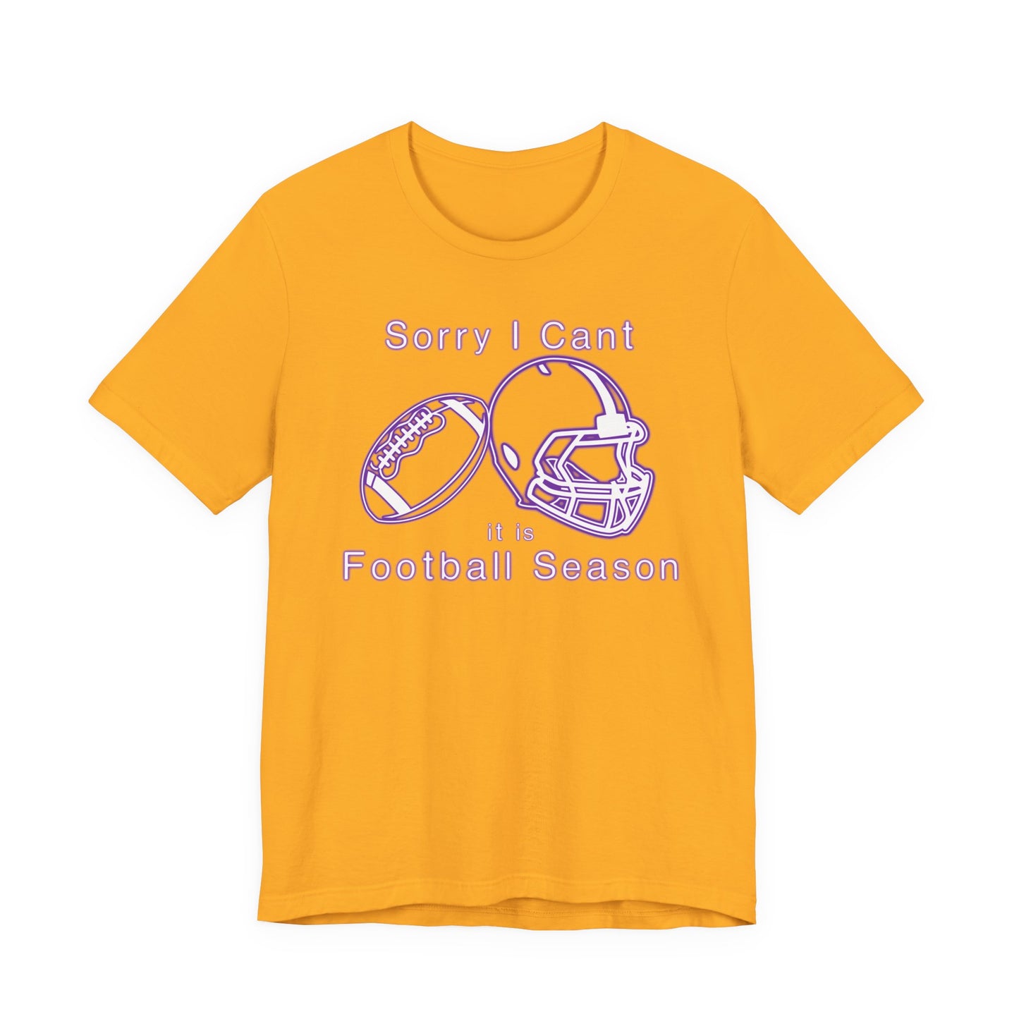 T-shirt - Football - Sorry I Cant (01c)