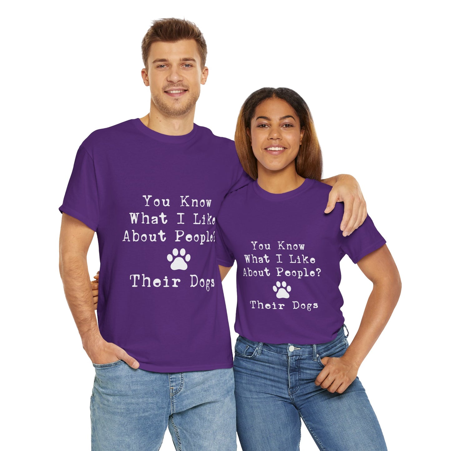 T-Shirt - Dog - Know what I like about people? Their dogs 01