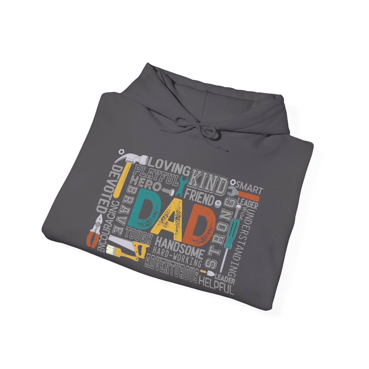 Hoodie - Dad - Handyman Dad (1) - Light Writing