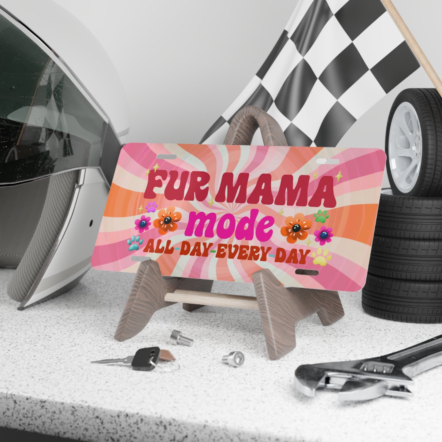 License Plate - Fur Mama