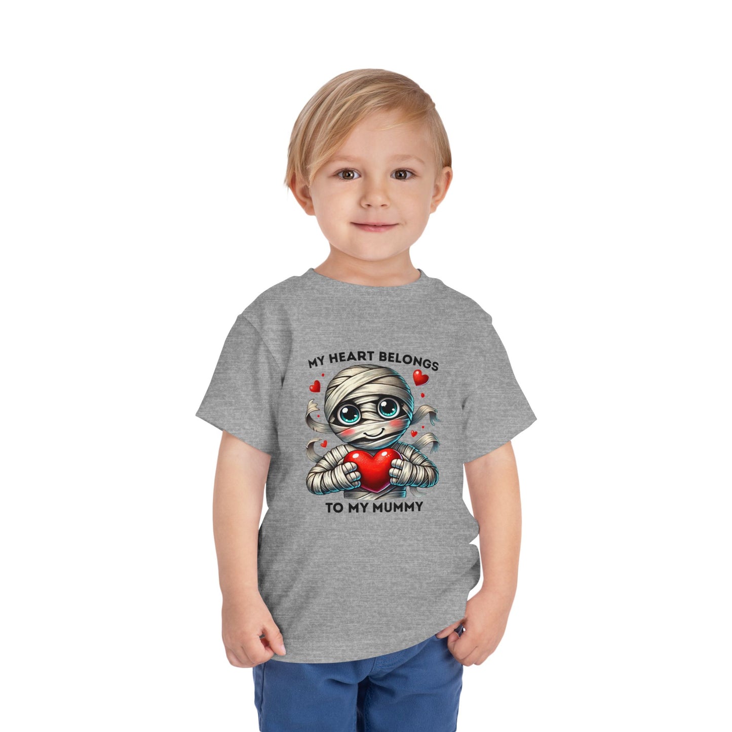 Toddler Tee - Halloween - My Heart Belongs to My Mummy (1a)