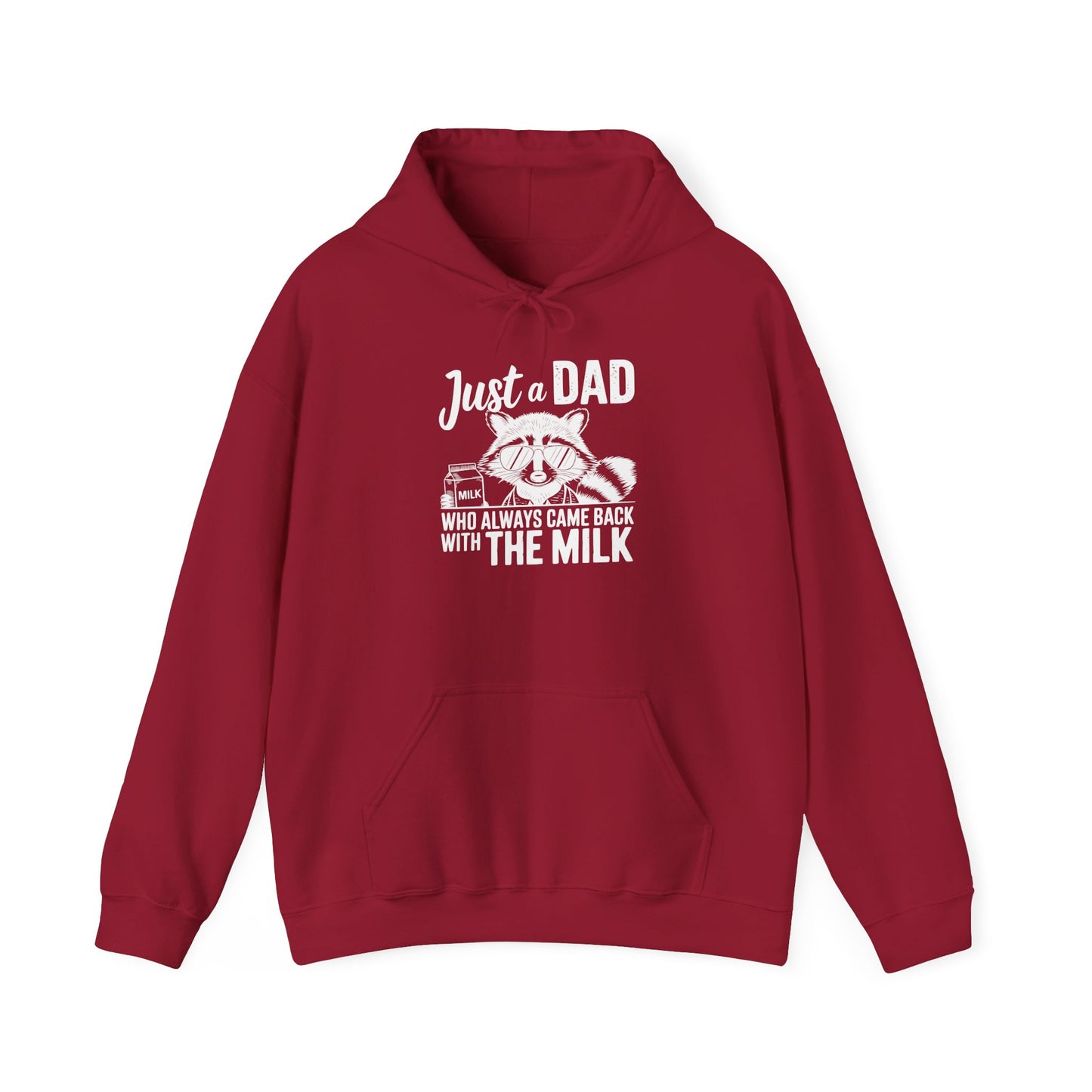 Hoodie - Dad - Just a Dad (1) - White Writing