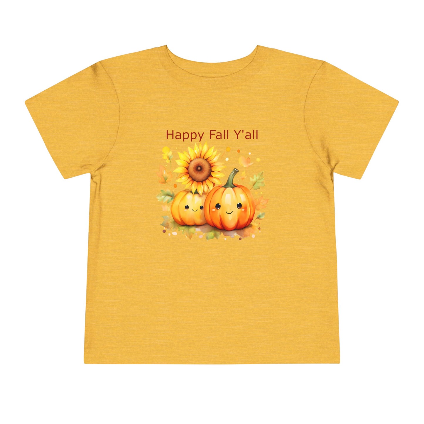 Toddler Tee - Autumn - Happy Fall Y'All (01)