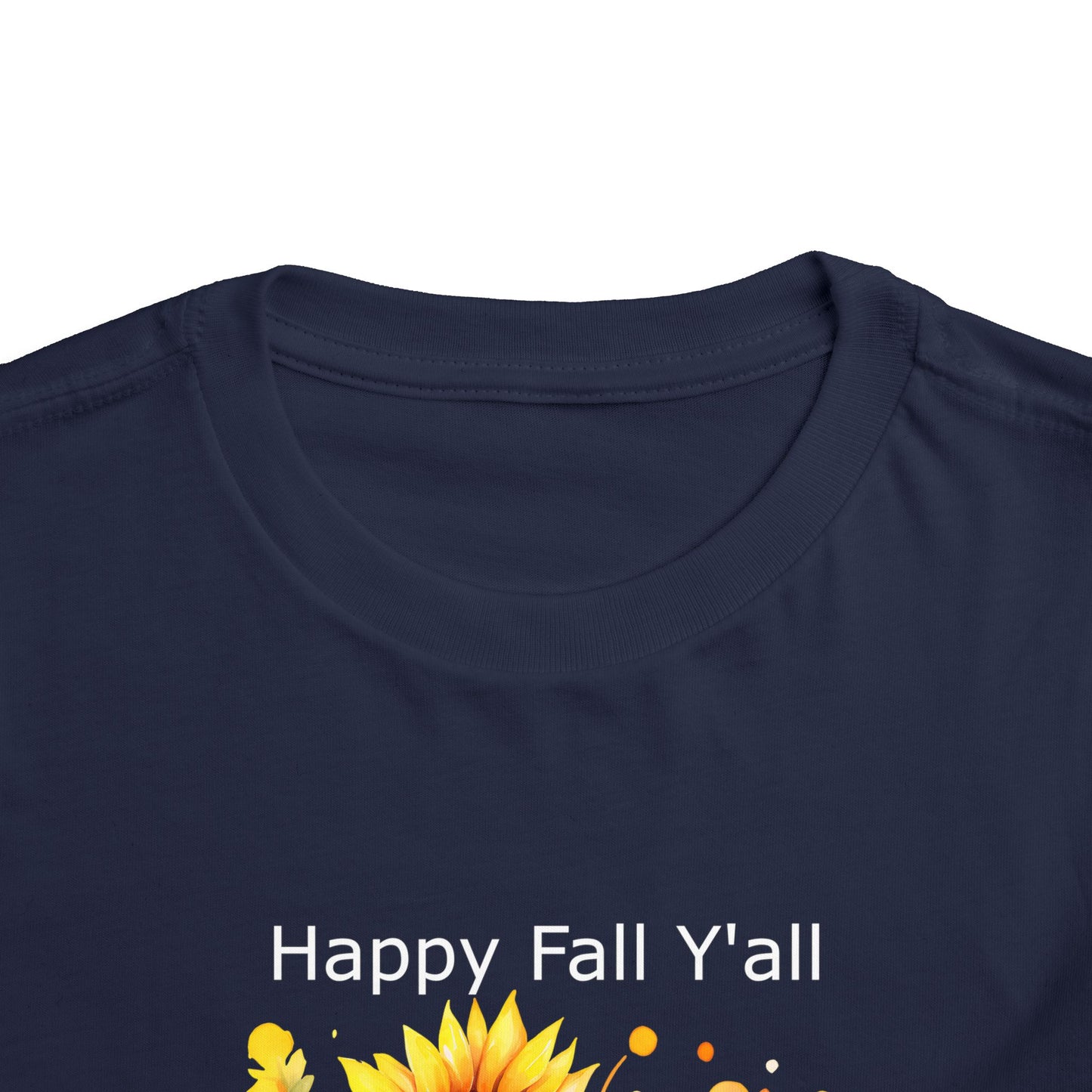 Toddler Tee - Autumn - Happy Fall Y'All (01)