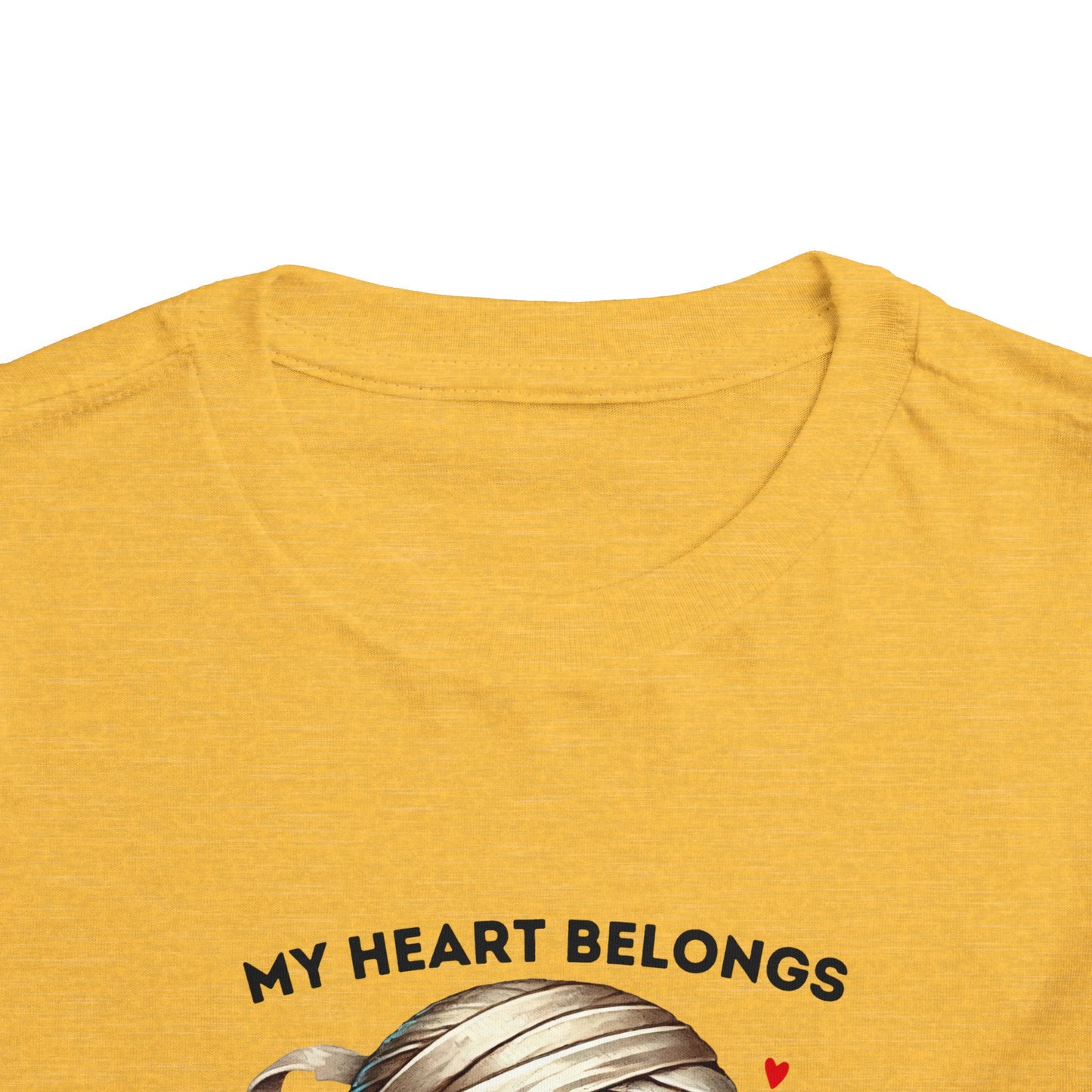 Toddler Tee - Halloween - My Heart Belongs to My Mummy (2a)