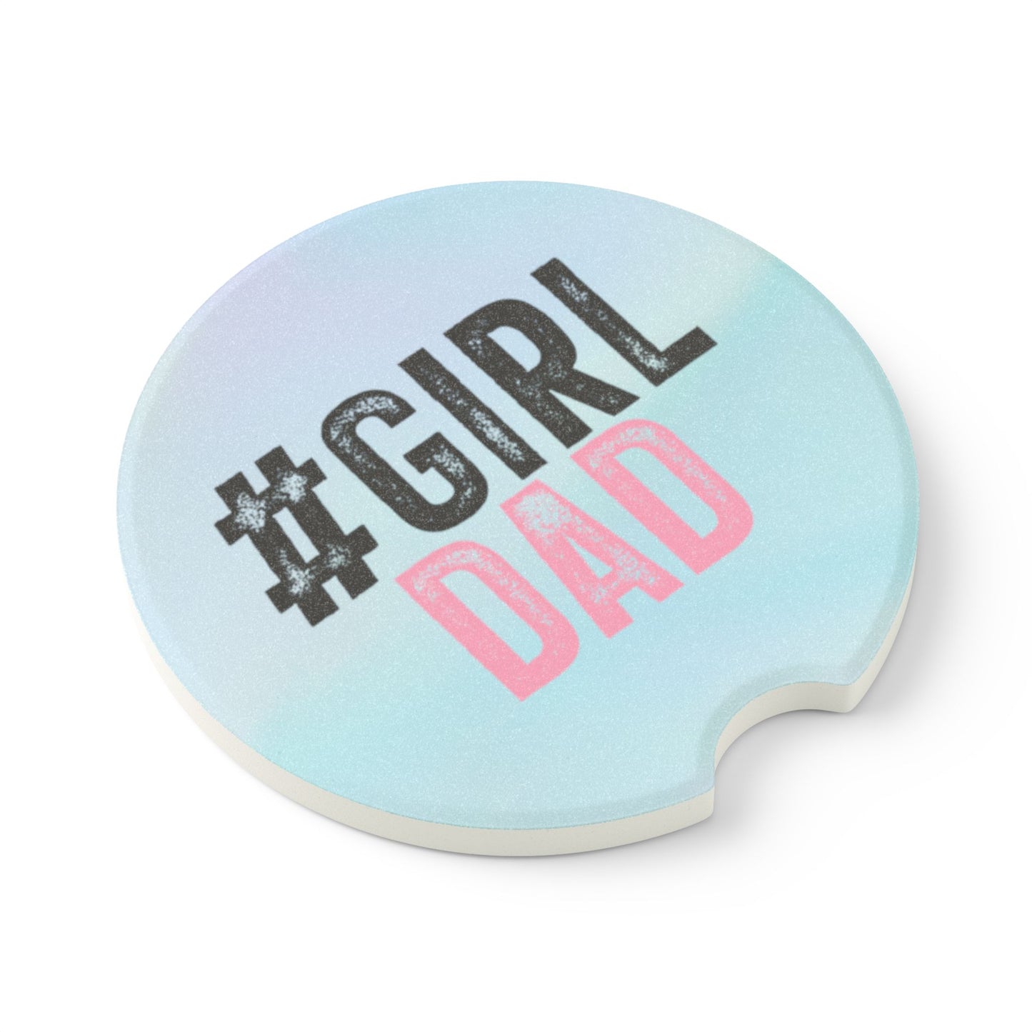 Soapstone Car Coaster - Dad - #girldad (1)
