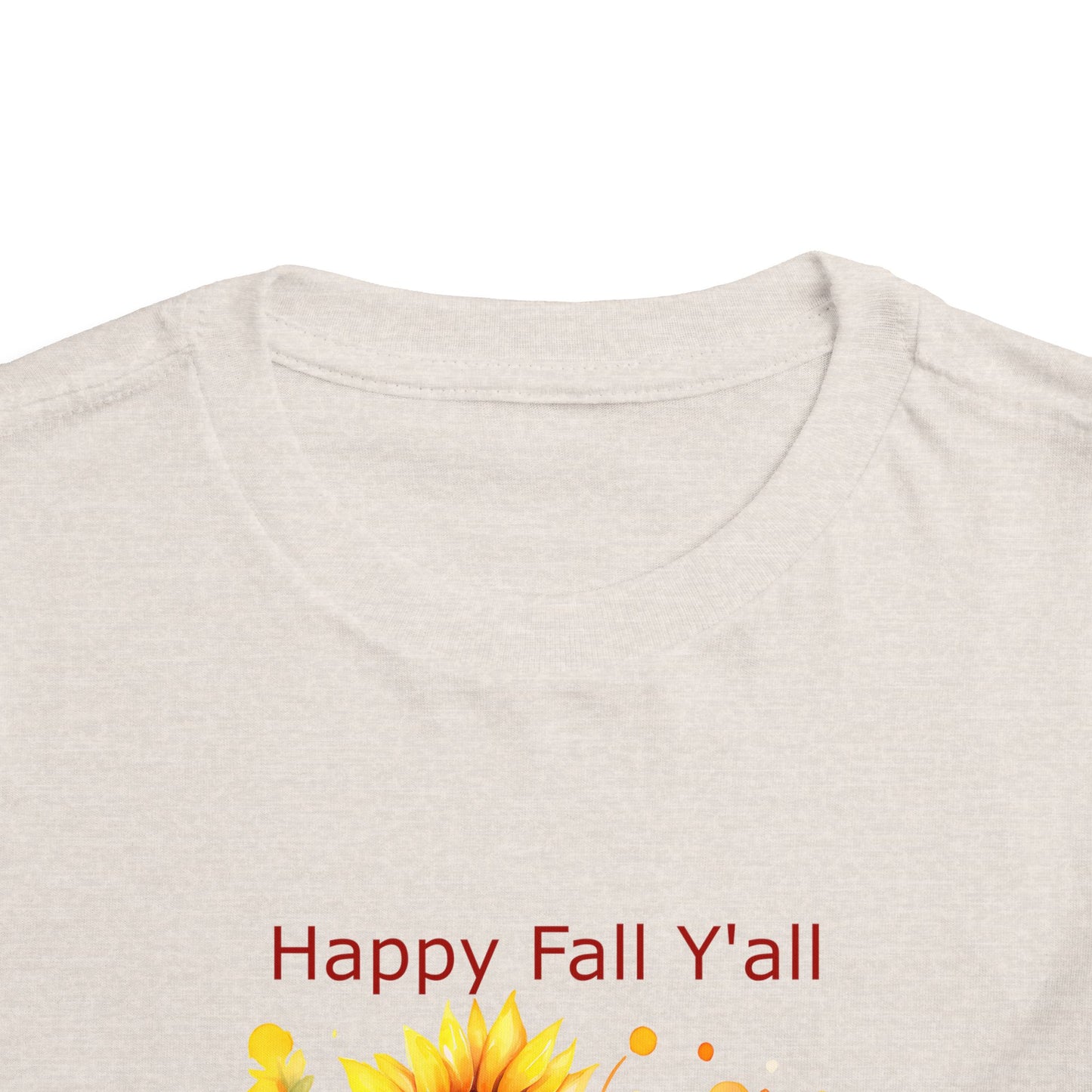 Toddler Tee - Autumn - Happy Fall Y'All (01)