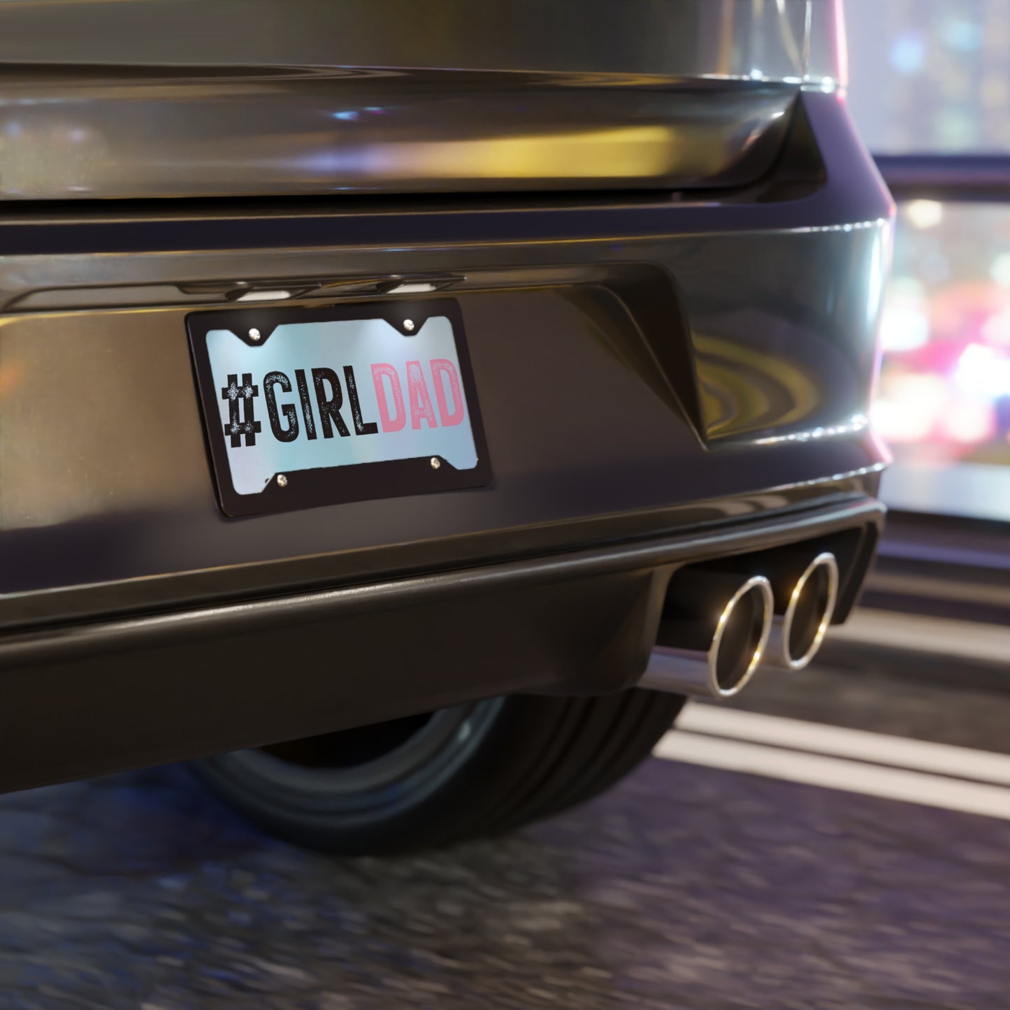 License Plate - Dad - #girldad (1)