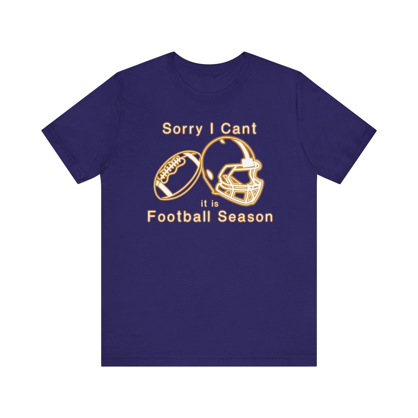 T-shirt - Football - Sorry I Cant (01g)