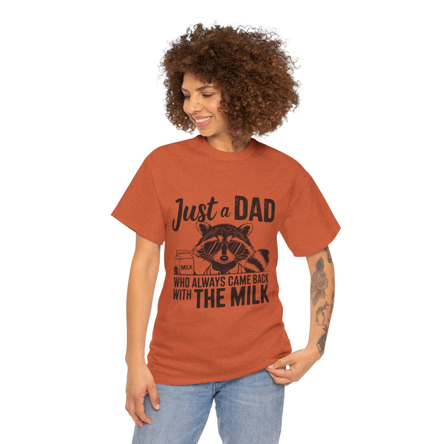 T-Shirt - Dad / Funny - Just a Dad (1) - Black Writing