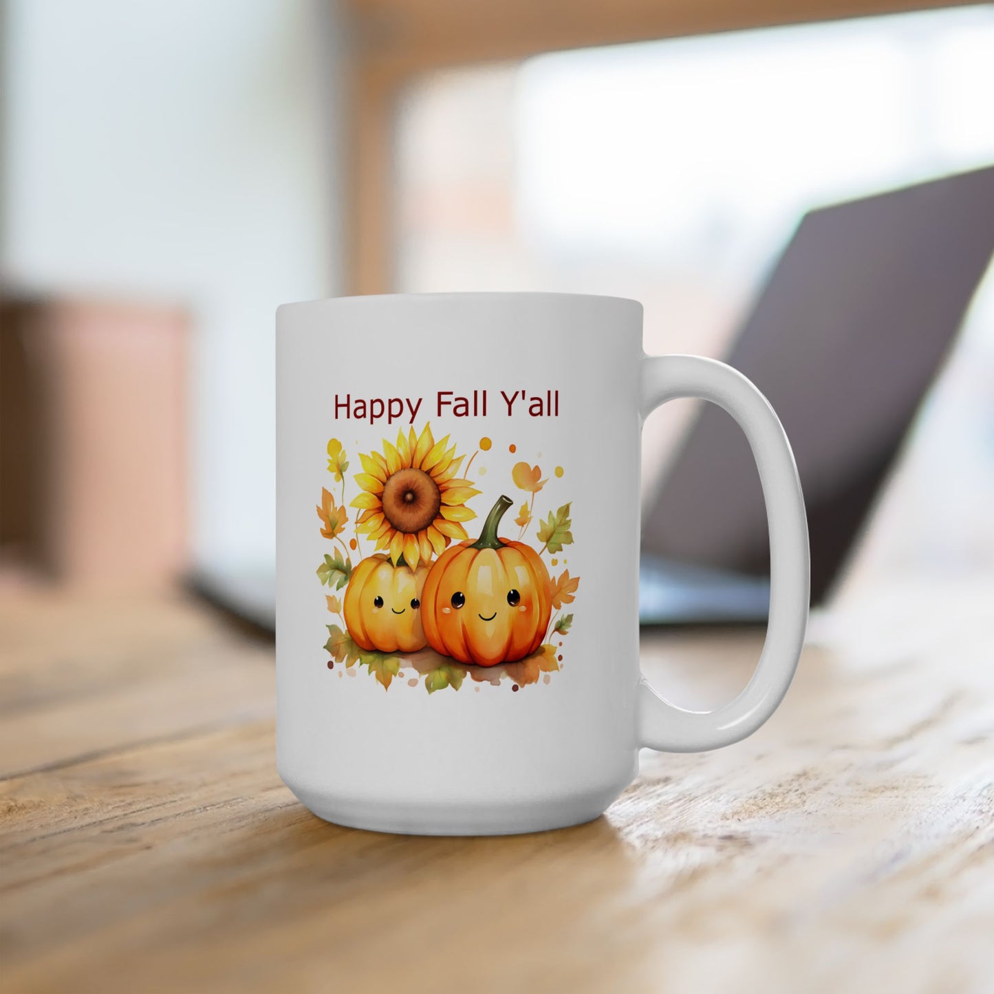 Ceramic Mug - Autumn - Happy Fall Y'all (1b)
