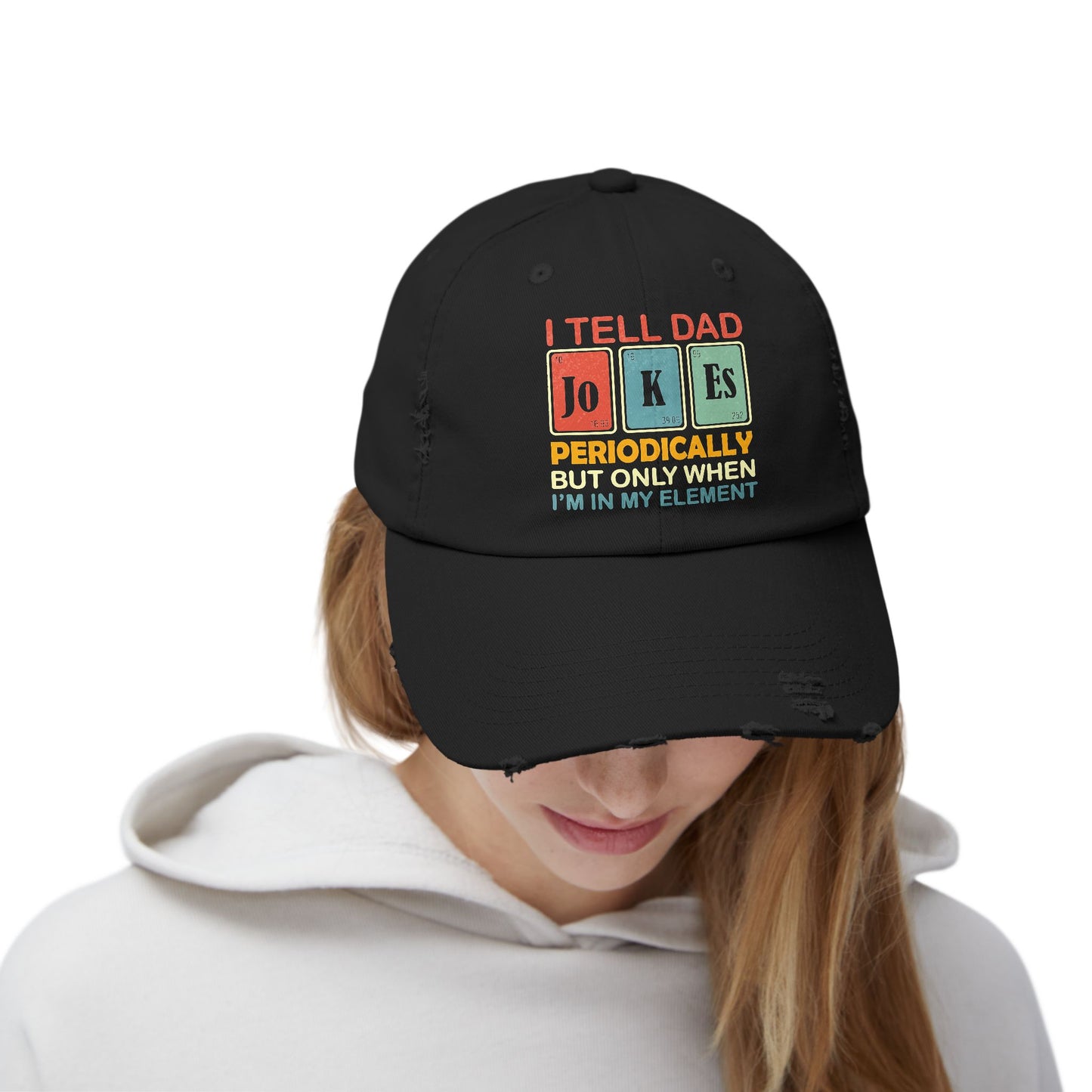 Distressed Cap - Dad / Funny - Dad Jokes (1)
