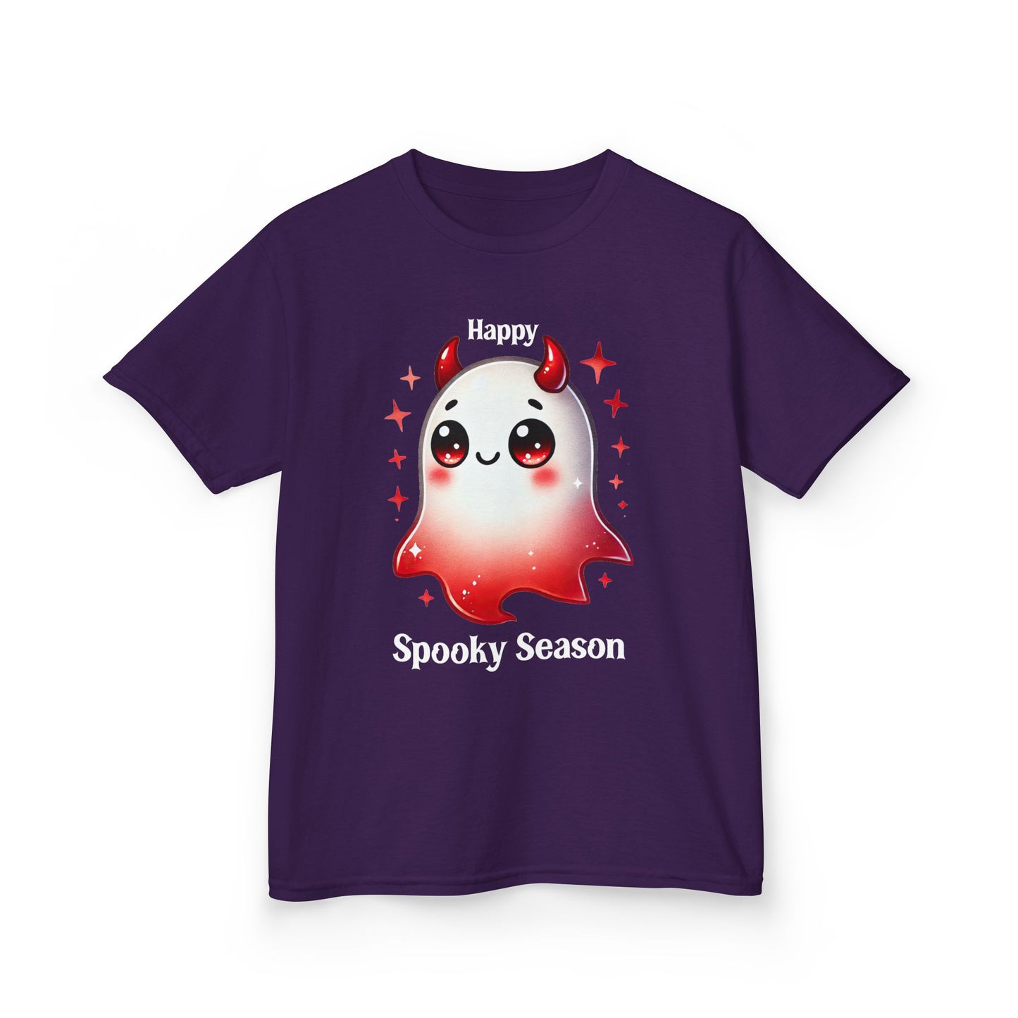 Child Tee - Halloween / Ghost - Happy Spooky Season (01a)