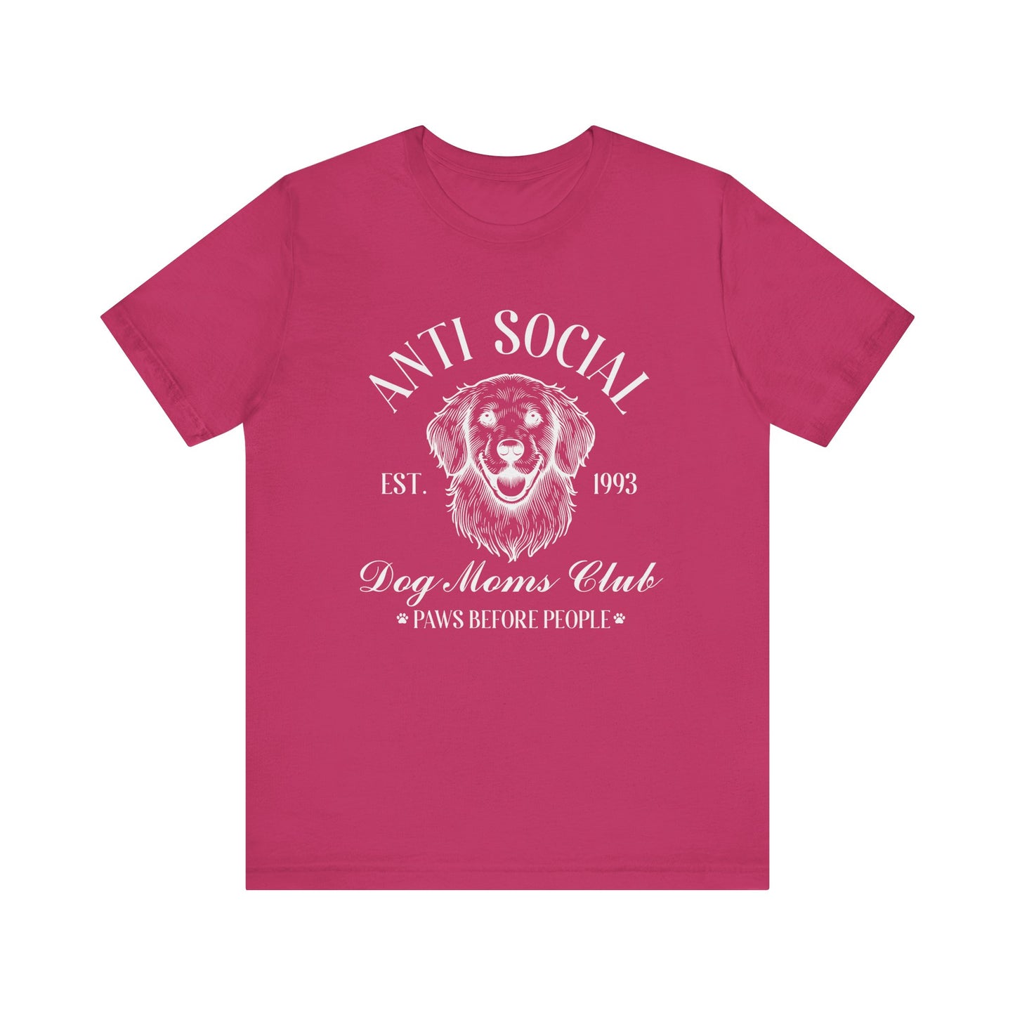 T-Shirt - Animal Lover - Anti-Social Dog Moms Club (1b)