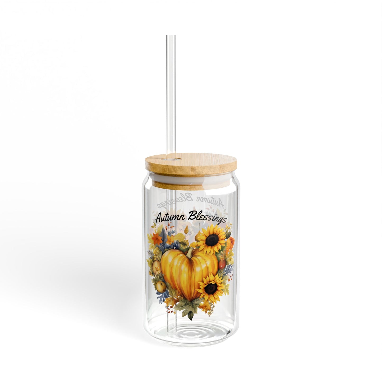 Sipper Glass - Faith - Autumn Blessings (01a)