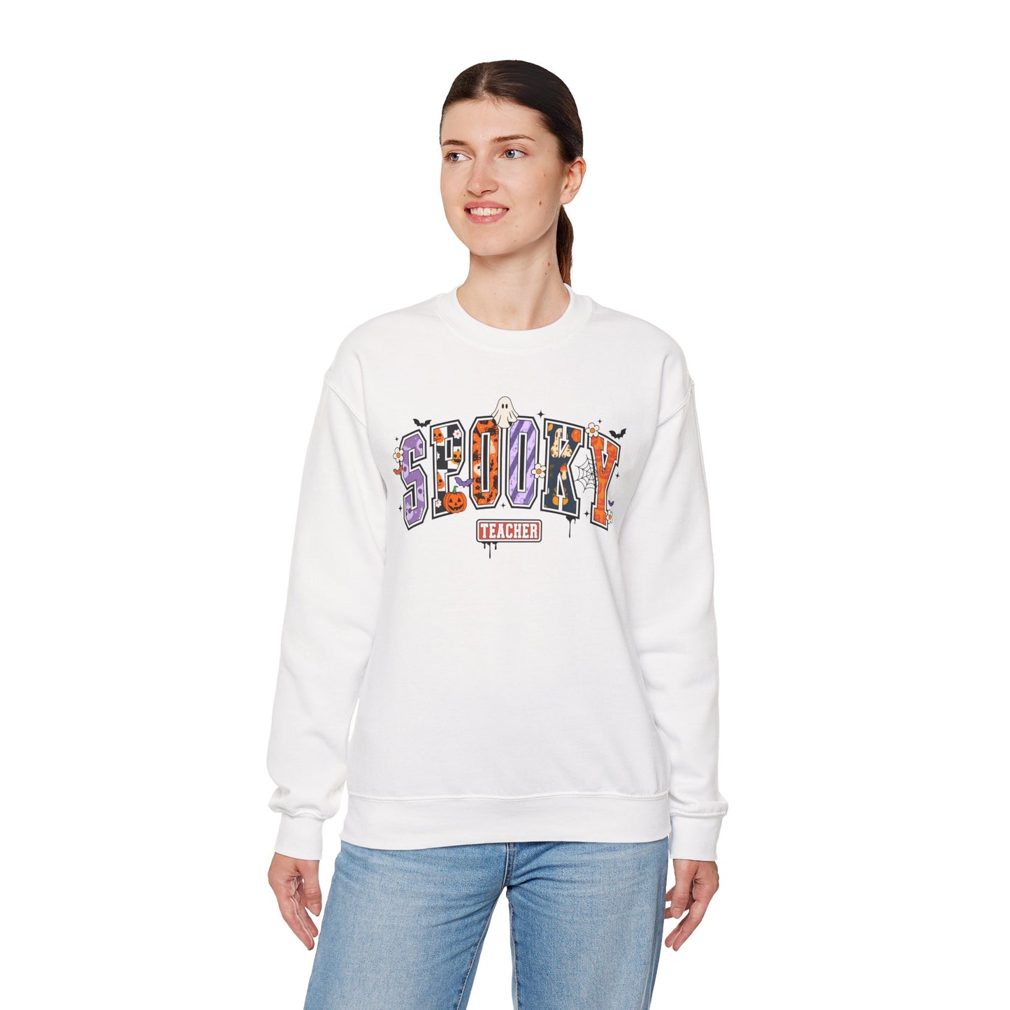 Sweatshirt - Teacher / Halloween - Spooky Teacher (1a)