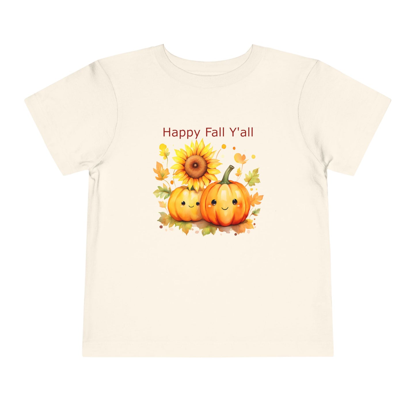 Toddler Tee - Autumn - Happy Fall Y'All (01)