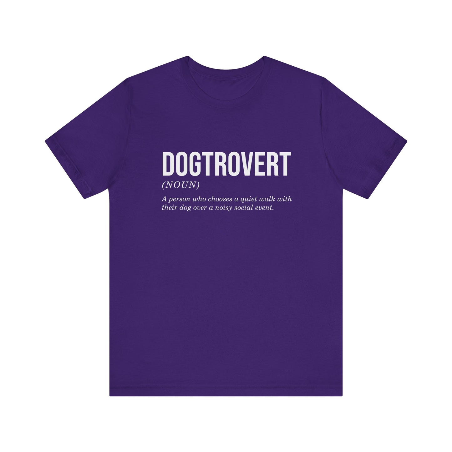 T-Shirt - Animal Lover - Dogtrovert (1b)