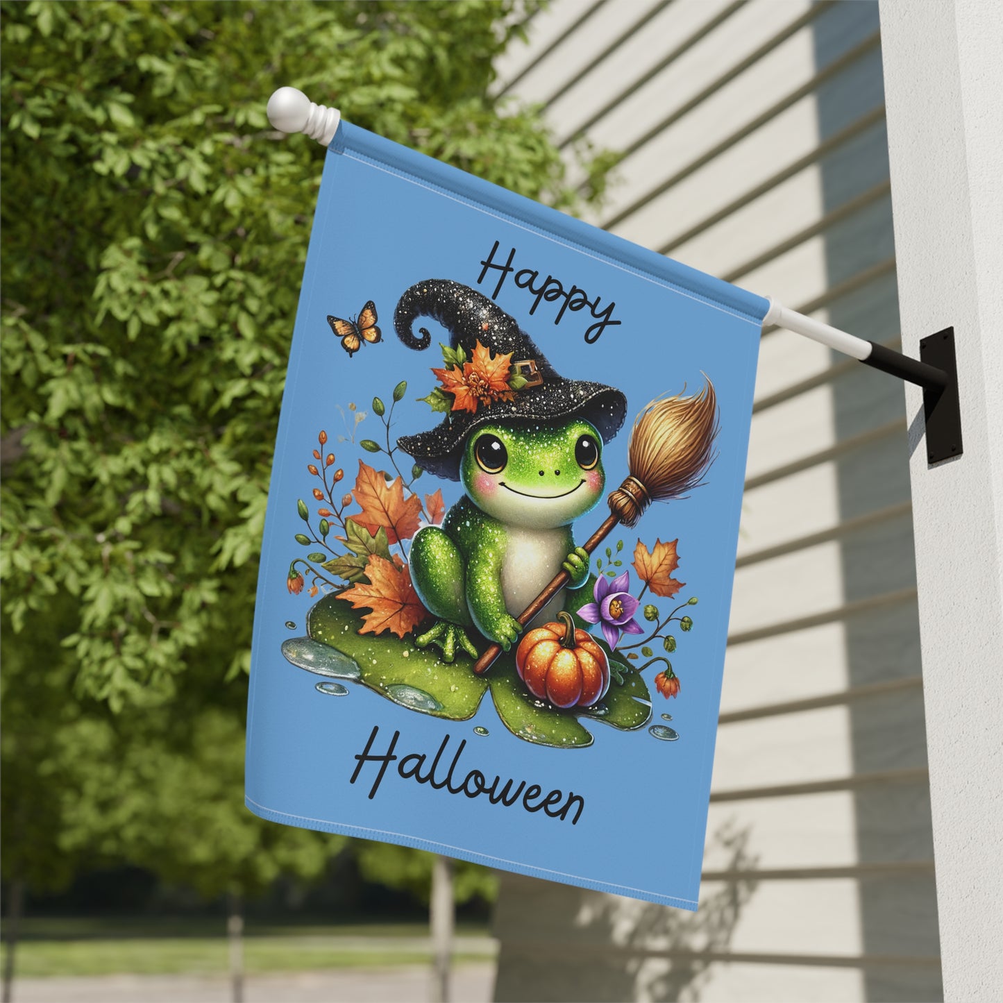 Garden Flag - Halloween - Happy Halloween (03a)