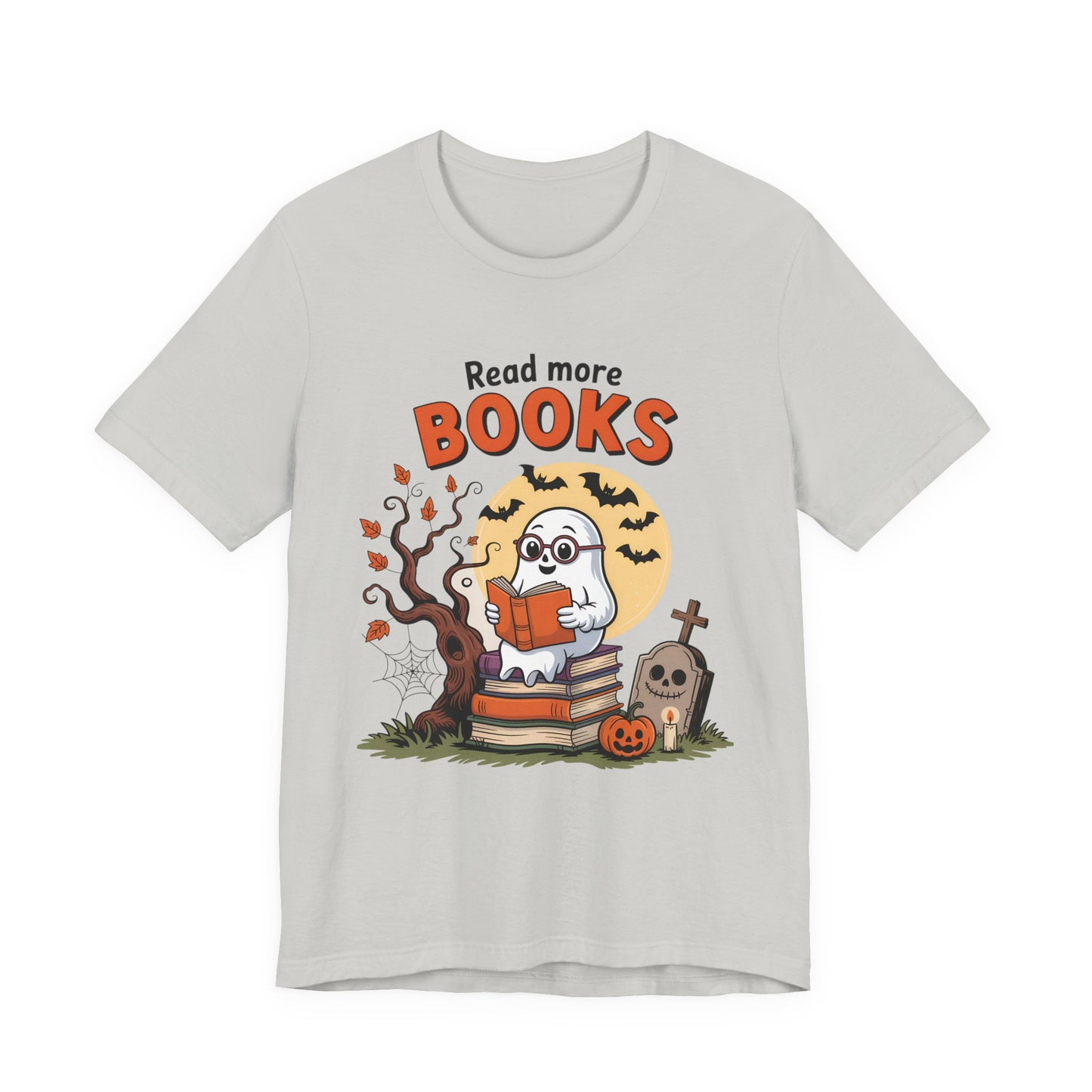 T-Shirt - Teacher / Halloween - Read More Books (01a)
