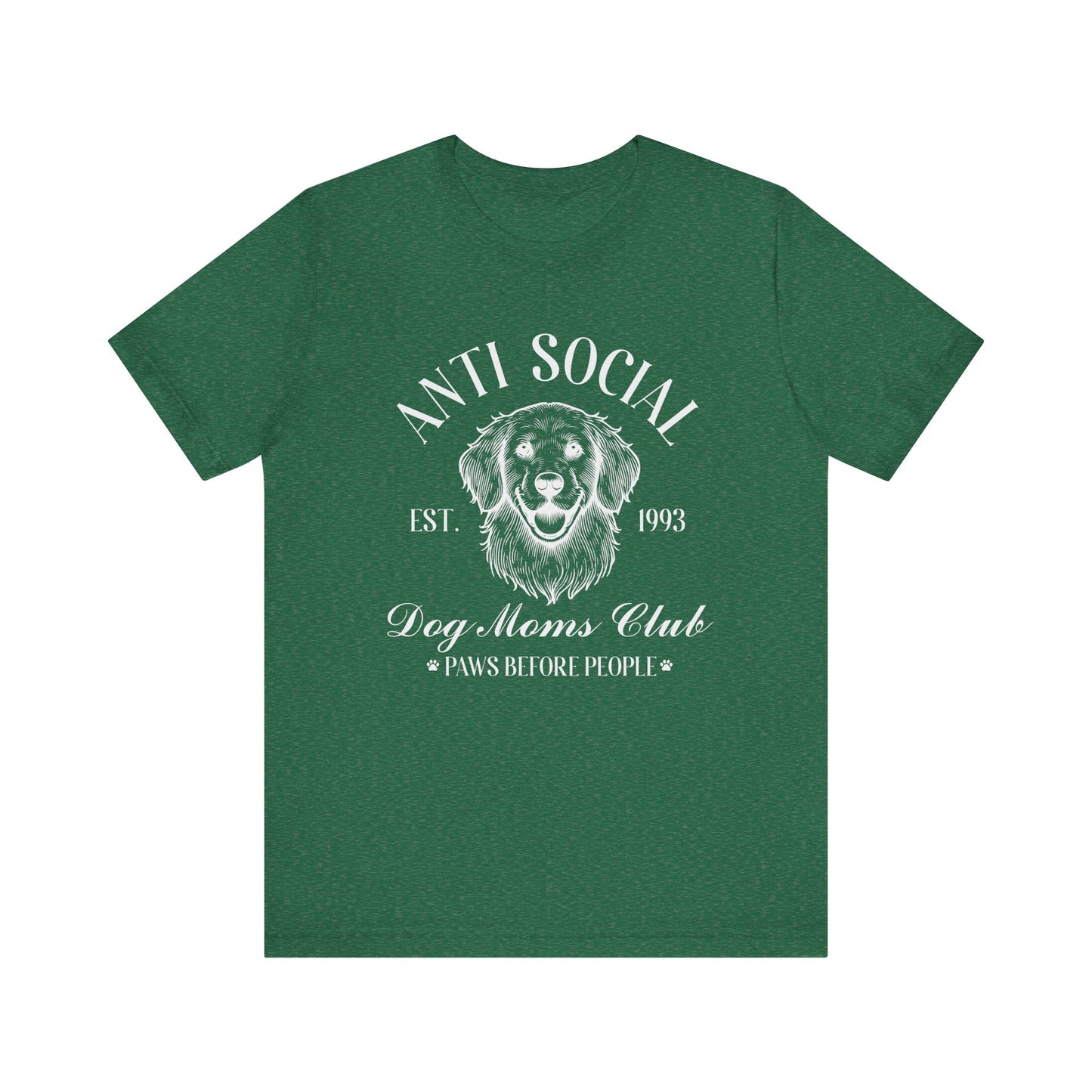 T-Shirt - Animal Lover - Anti-Social Dog Moms Club (1b)