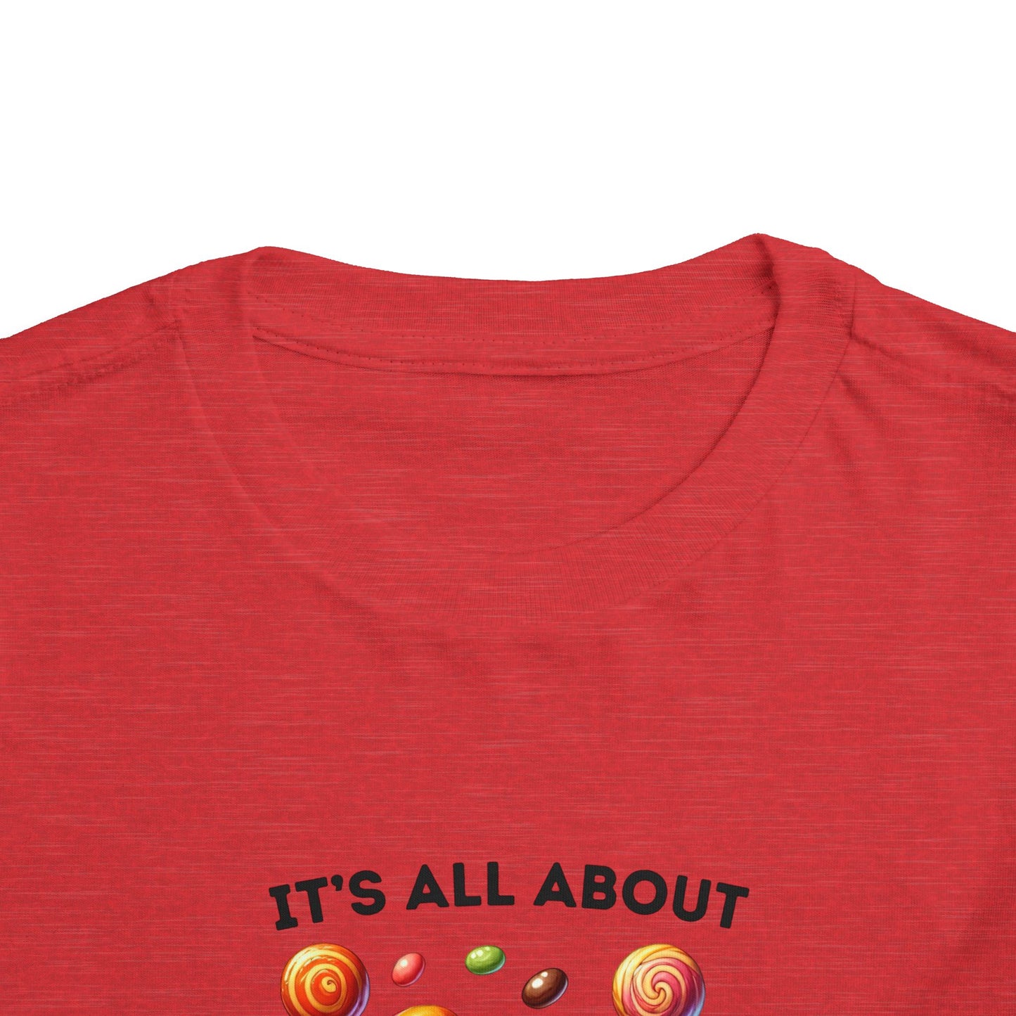Toddler Tee - Halloween / Monster - It's all about the Candy! (01a)