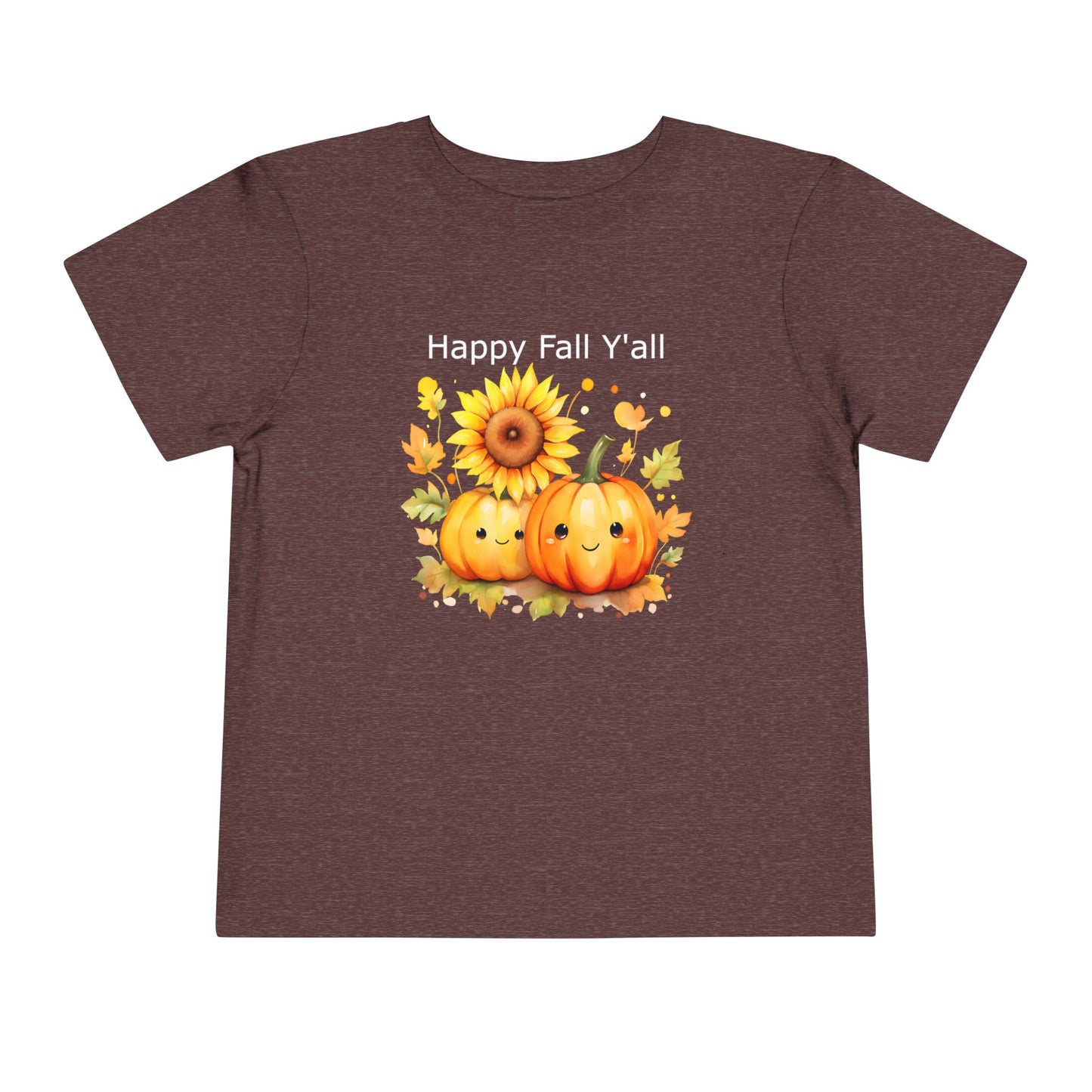 Toddler Tee - Autumn - Happy Fall Y'All (01)