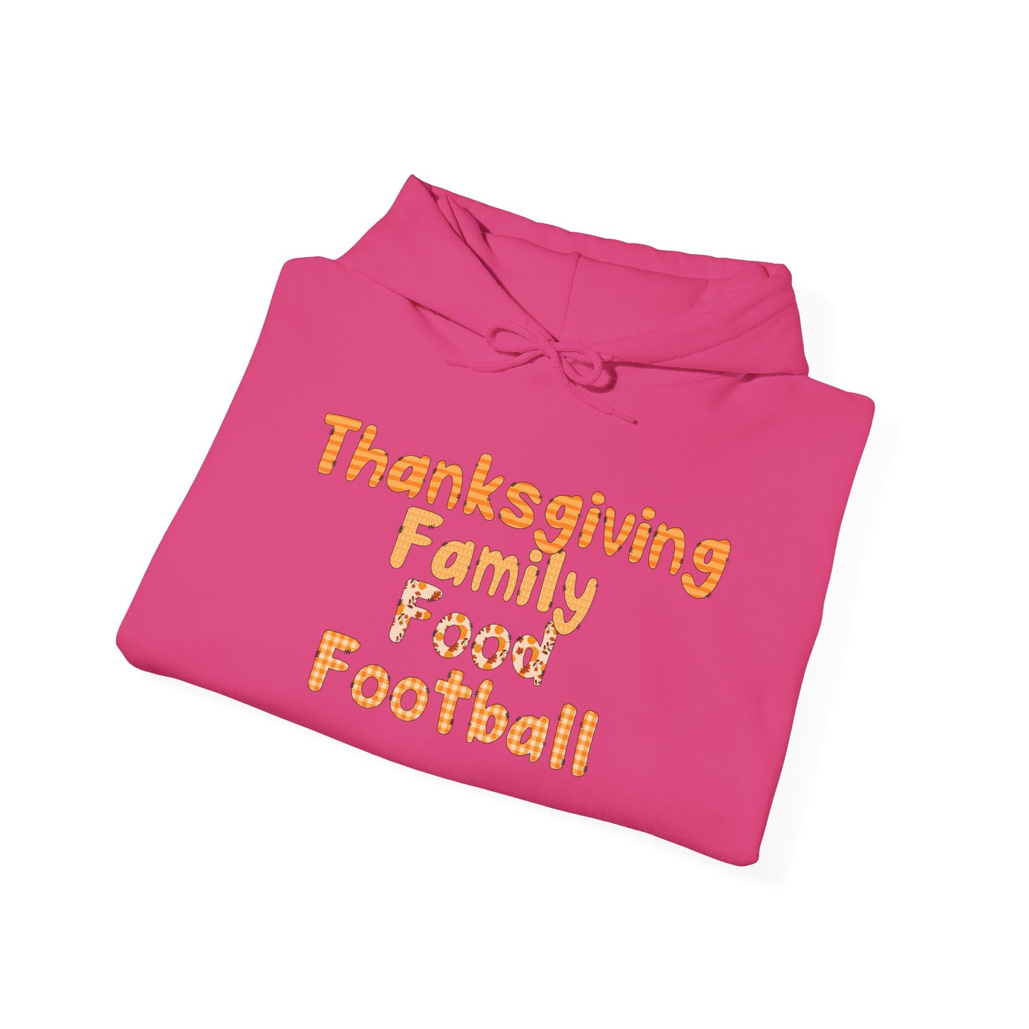 Heavy Blend Hoodie - Thanksgiving - Family Food Football (1a)