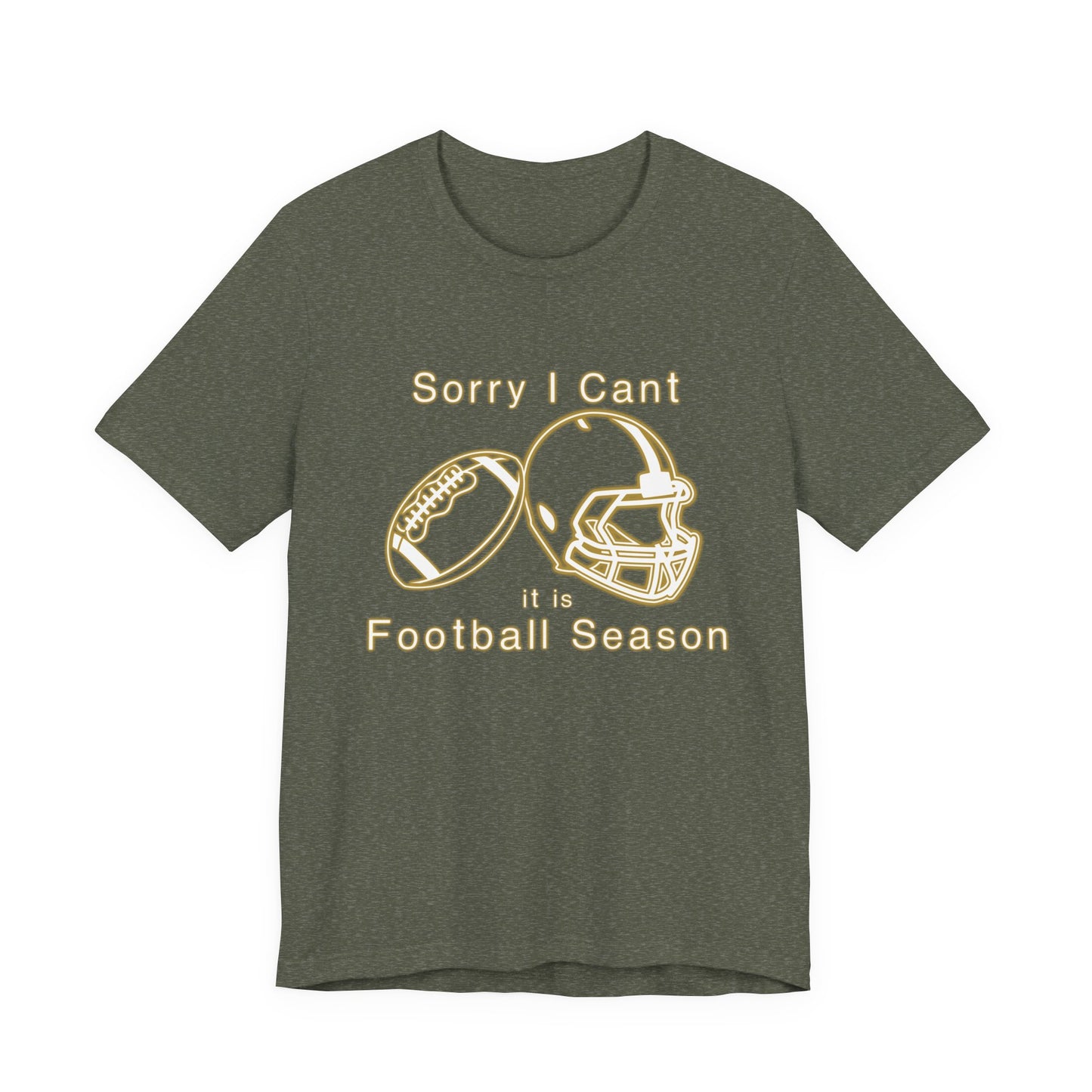 T-shirt - Football - Sorry I Cant (01f)