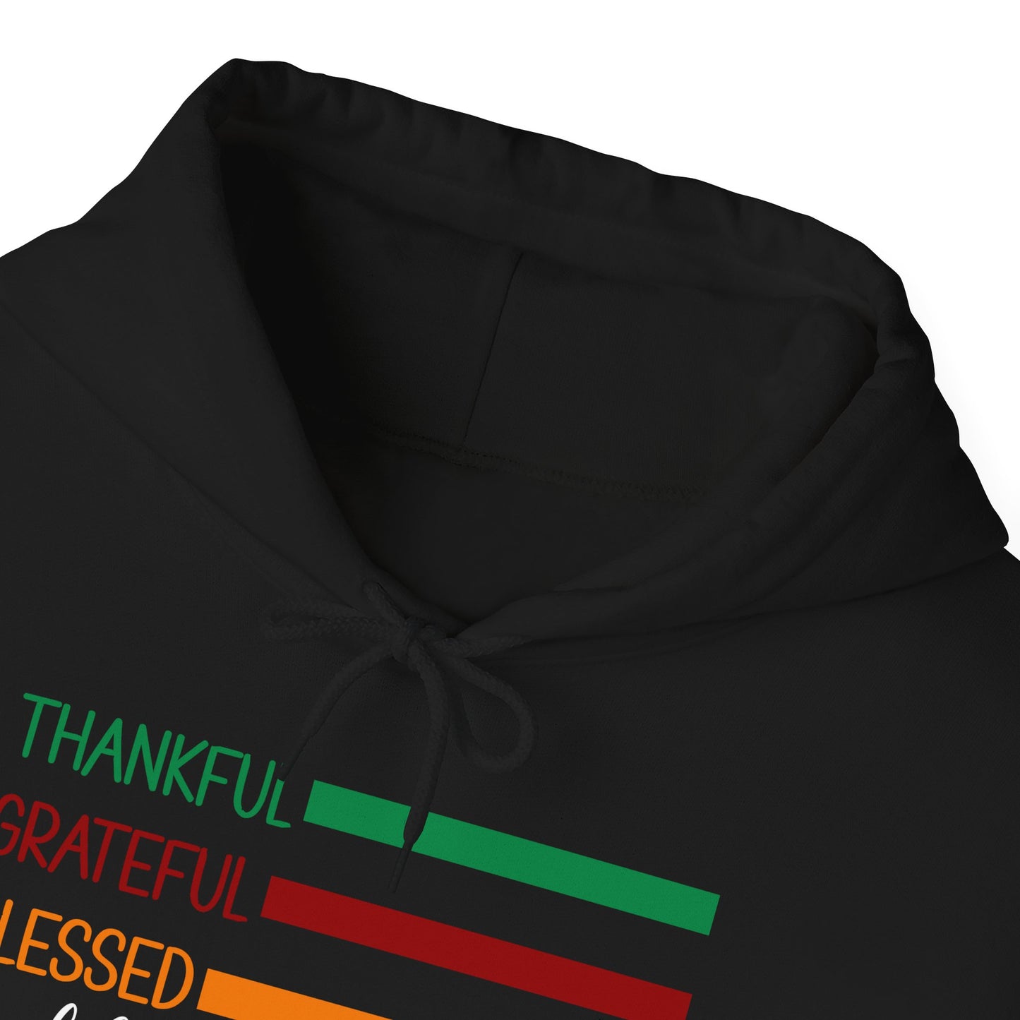 Heavy Blend Hoodie - Christian - Thankful, Grateful, Blessed & a Mess (1a)