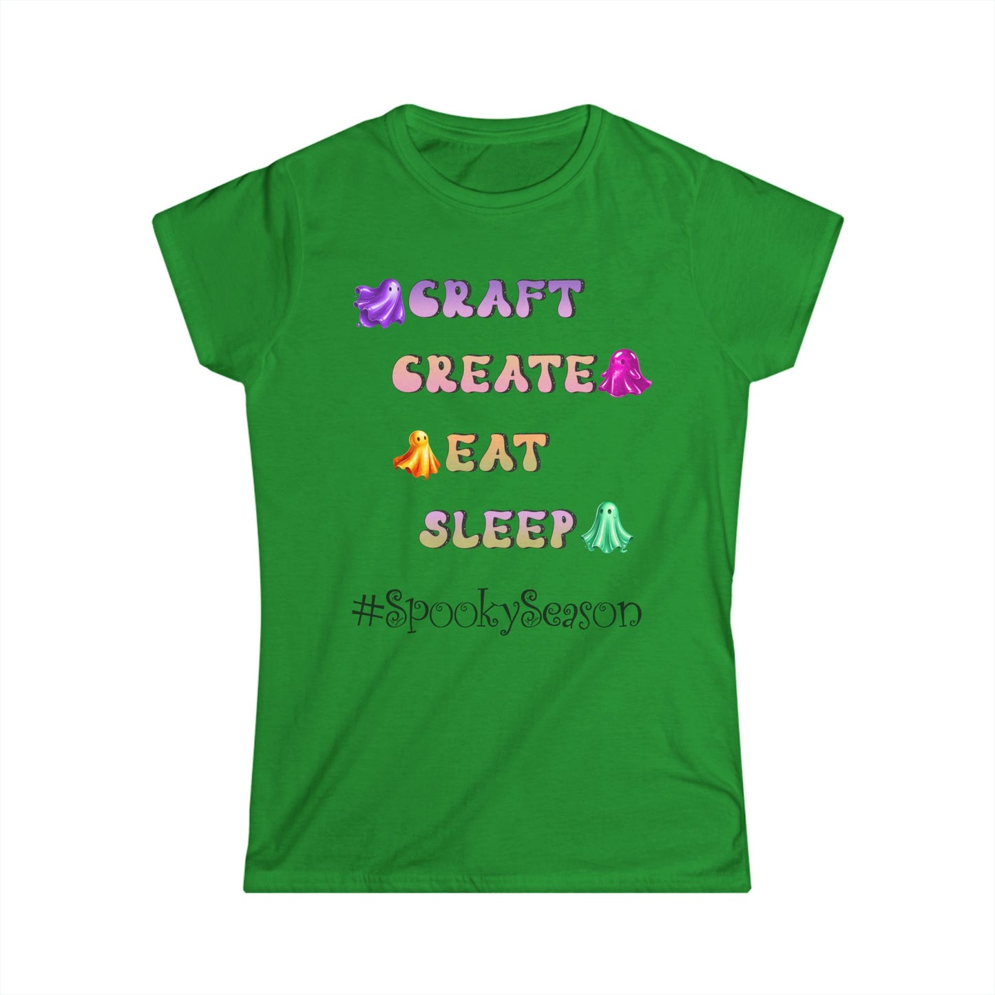 Female T-Shirt - Halloween - Craft Create Eat Sleep #spookyseason (01a)