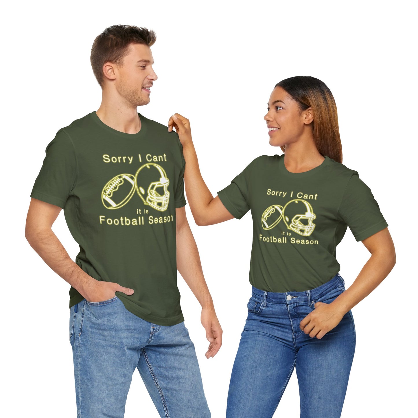T-shirt - Football - Sorry I Cant (01h)
