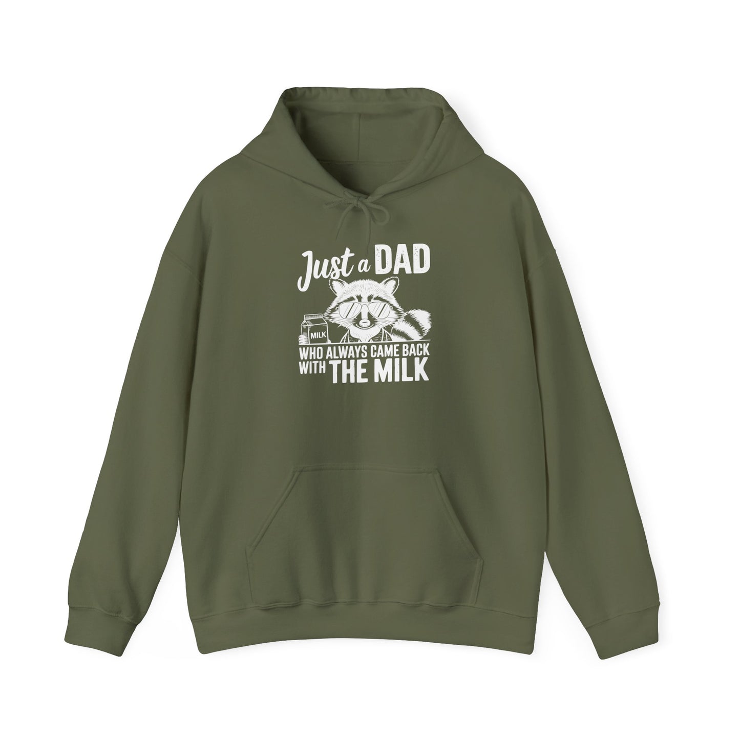 Hoodie - Dad - Just a Dad (1) - White Writing