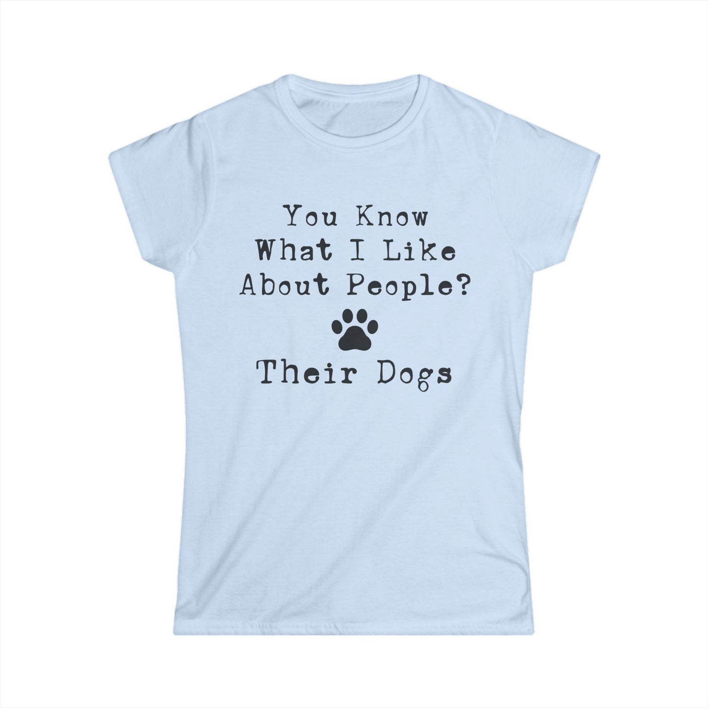 Female T-Shirt - Animal Lover - People's Dogs (1a)