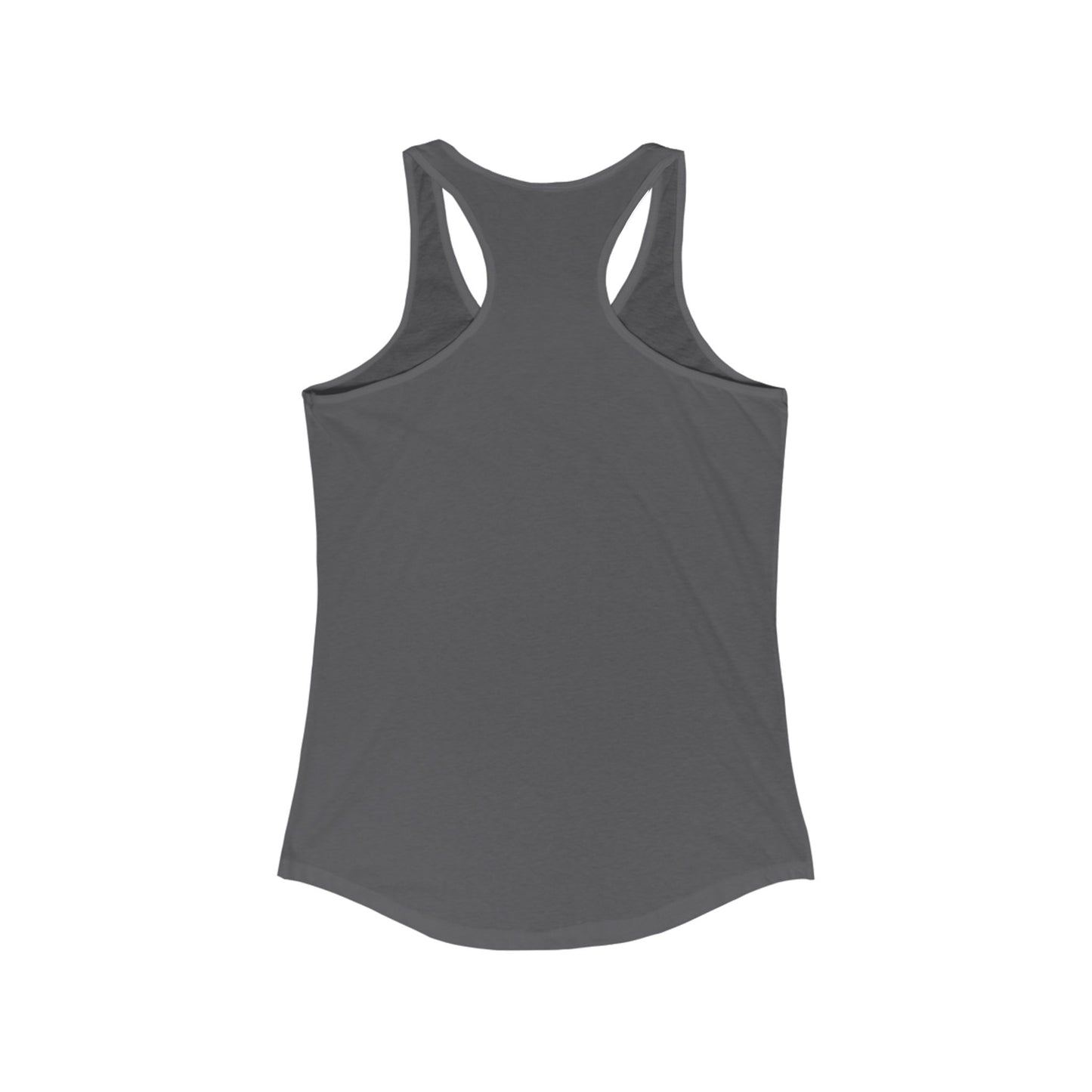 Female Tank Top - Funny - 'Fun Fact: I Do Not Care' Razor Back - White Writing