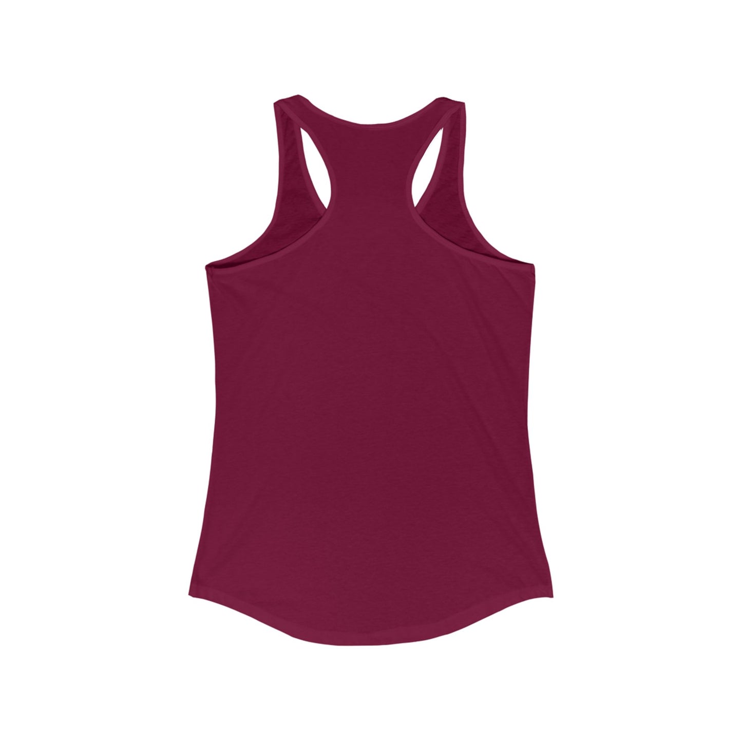 Female Tank Top - Funny - 'Fun Fact: I Do Not Care' Razor Back - White Writing