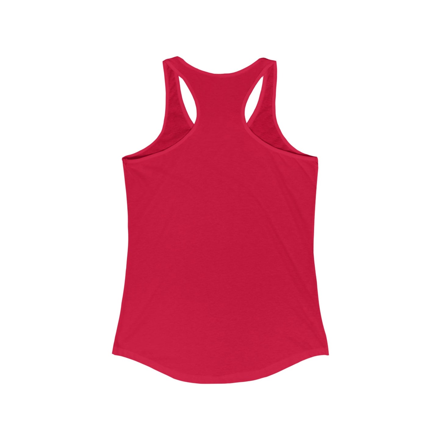 Female Tank Top - Funny - 'Fun Fact: I Do Not Care' Razor Back - White Writing